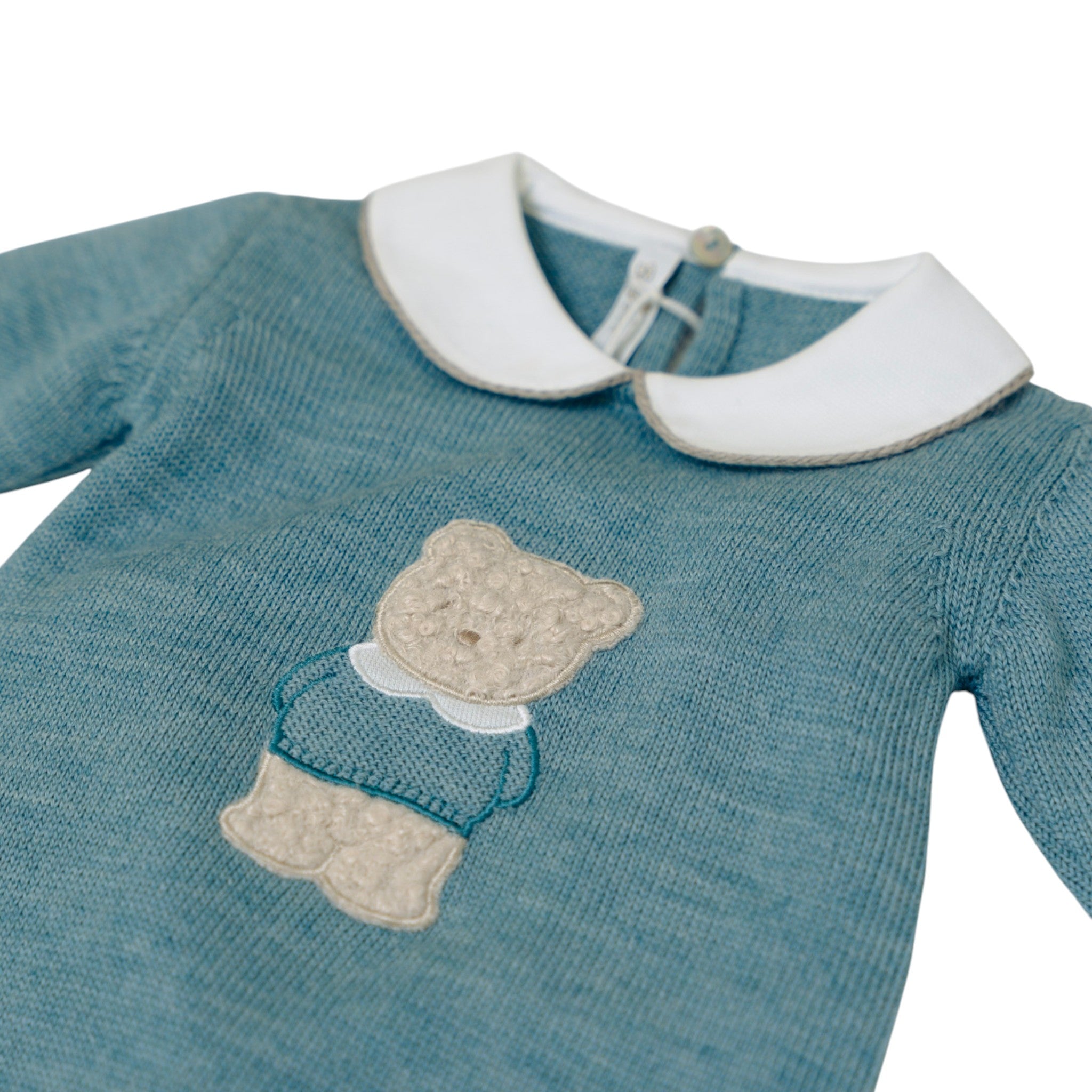 Pure Wool Teddy Bear Romper BABY LORD ORSETTO 334/E