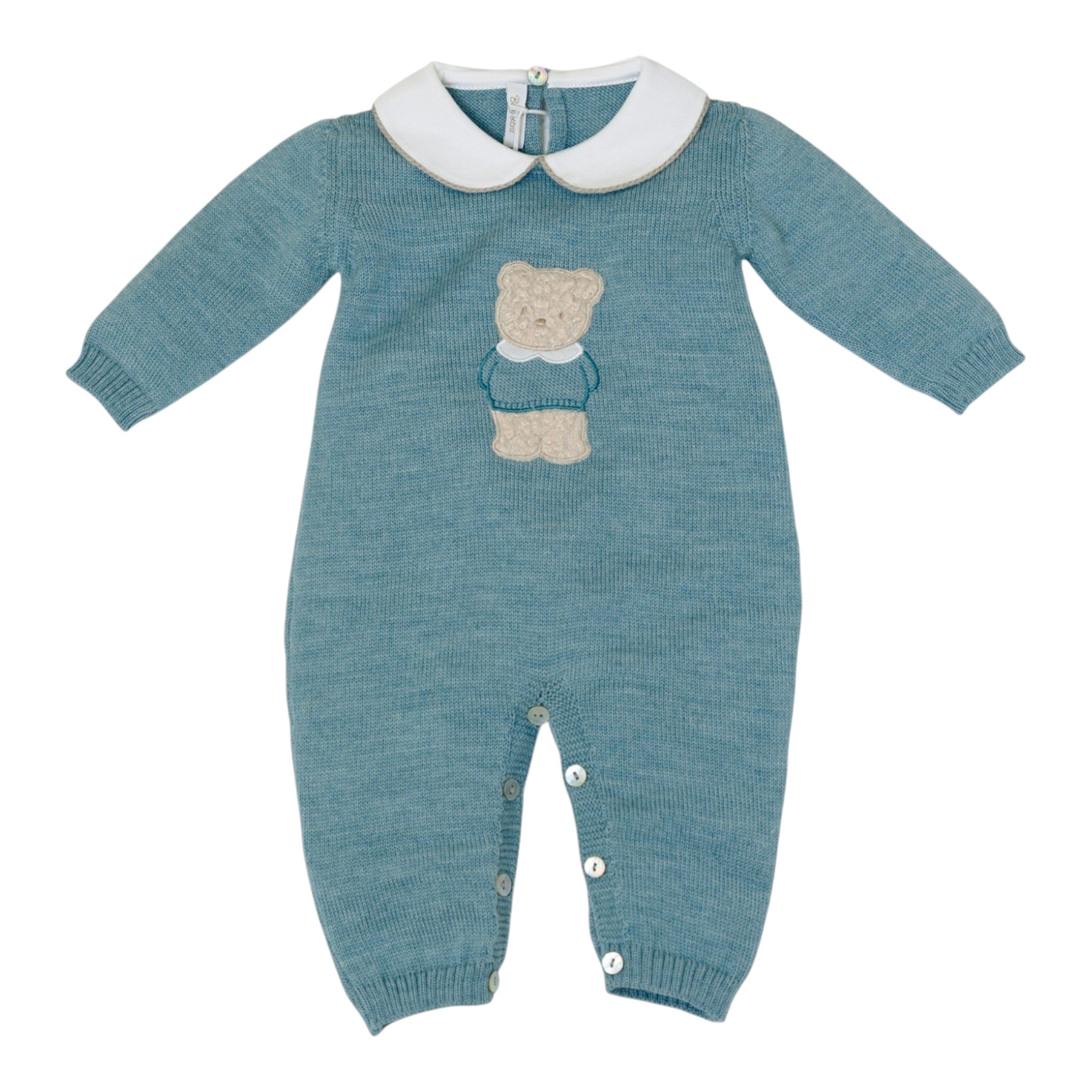 Pure Wool Teddy Bear Romper BABY LORD ORSETTO 334/E