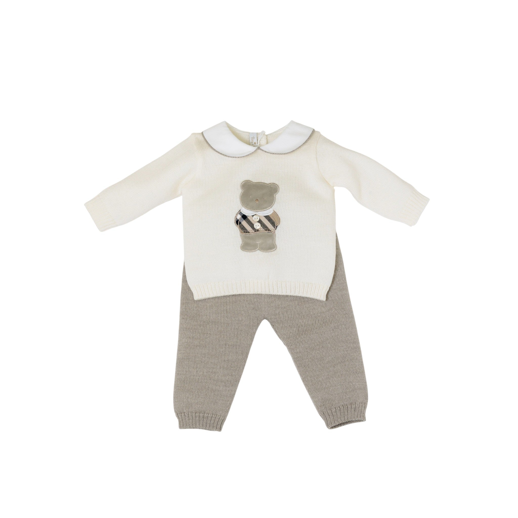 Teddy Bear Newborn Baby Boy Outfit, Cream TEDDY BEAR/521