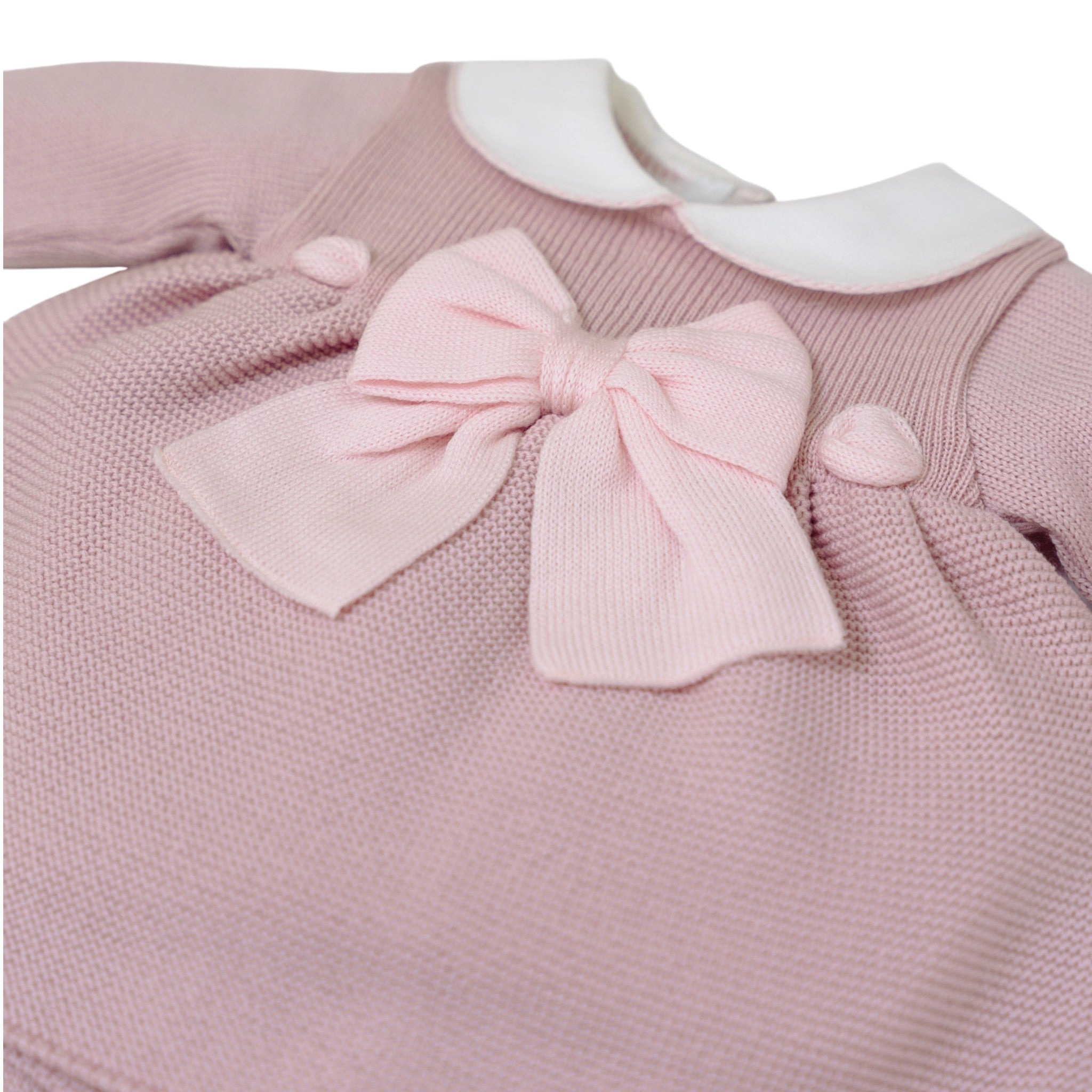 Baby Boy Birth Outfit, Romantic Bow, Pure Wool, BABY LORD 401