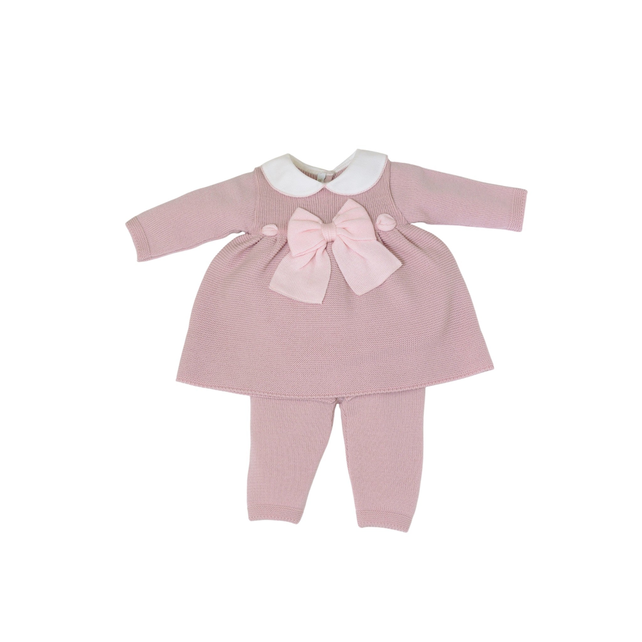 Baby Boy Birth Outfit, Romantic Bow, Pure Wool, BABY LORD 401