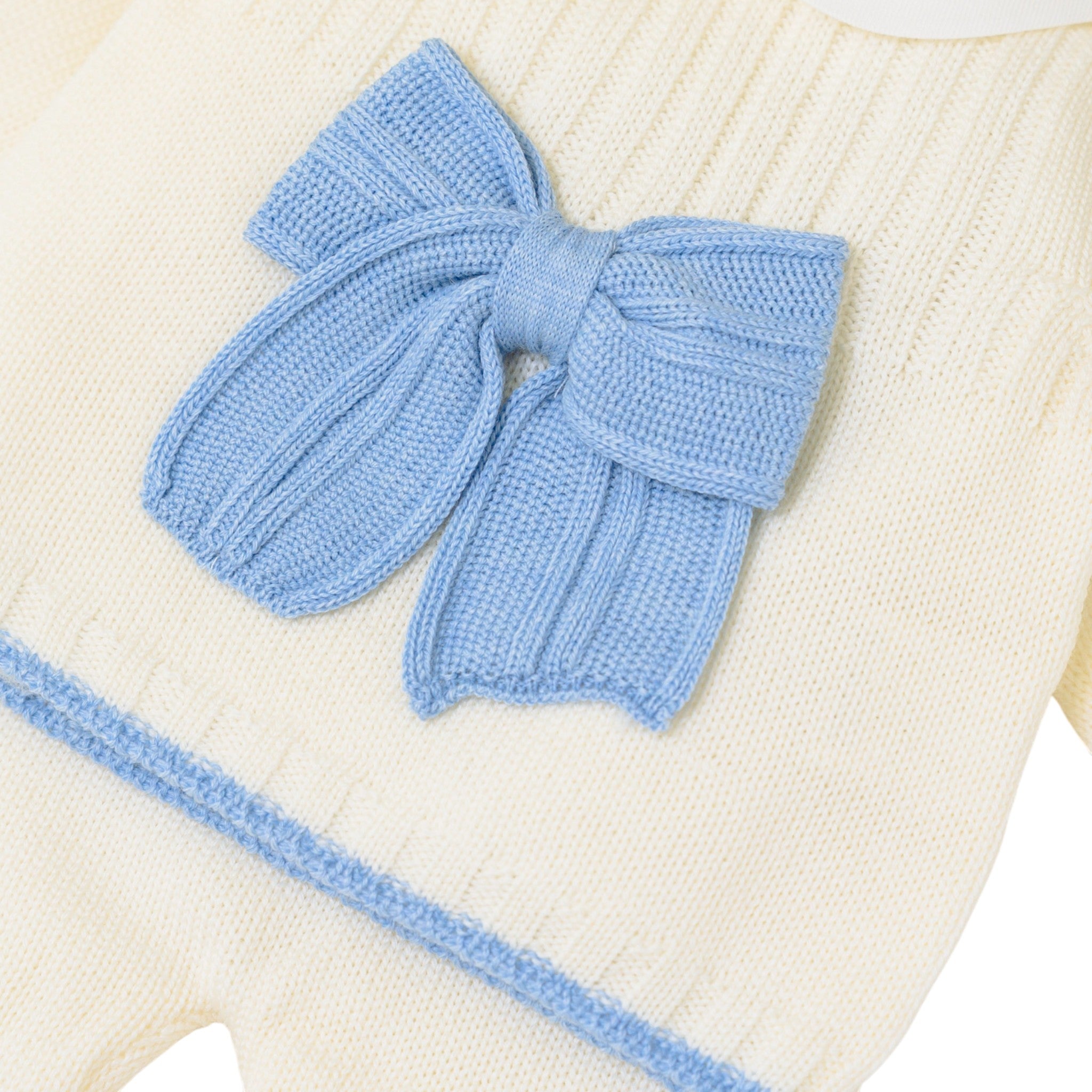 Baby Newborn Outfit PANNA Light Blue LE DODO' - Made in Italy 2P93-1009