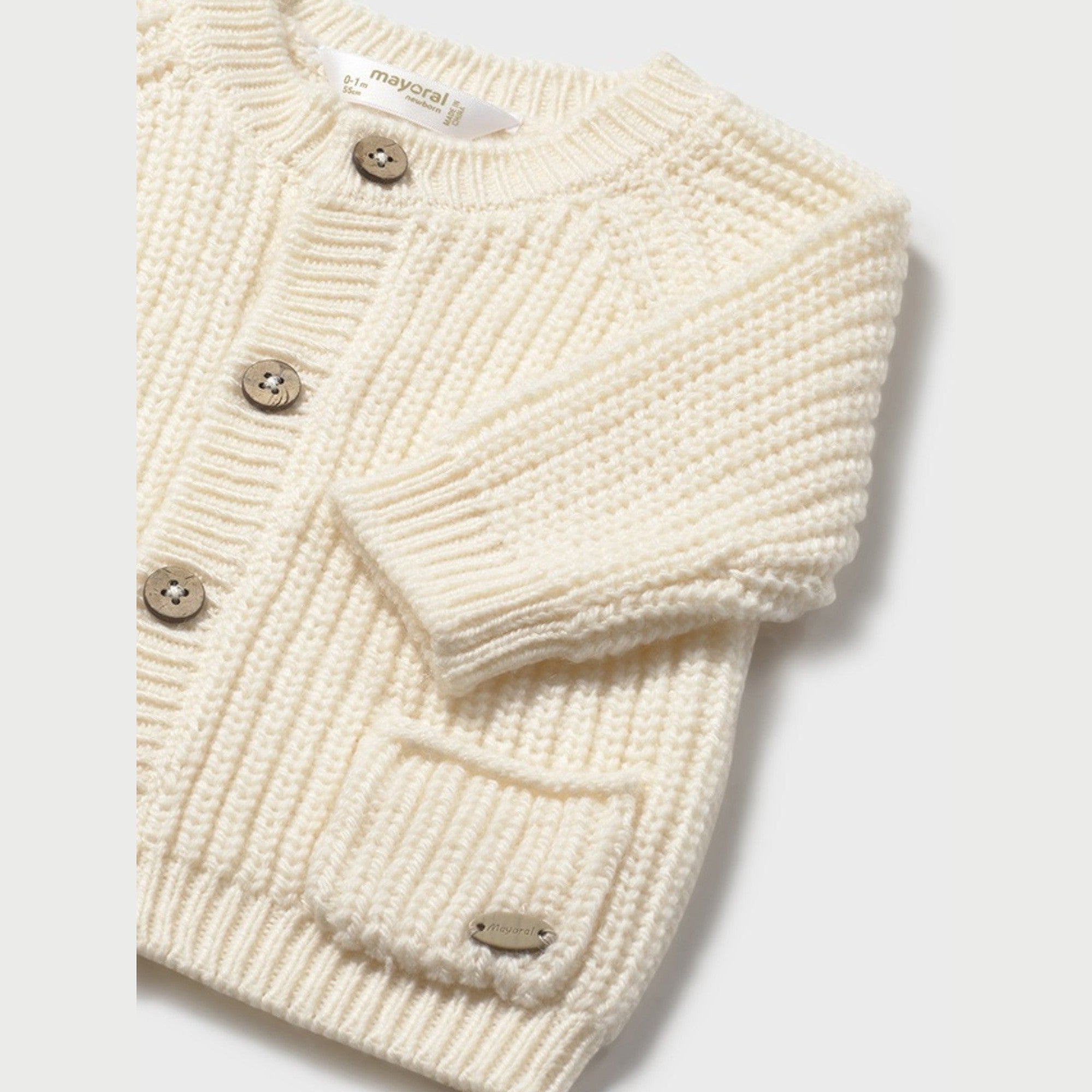 Cardigan Bimbo Beige Tricot Mayoral 2339/88 - NANÙ BABY -  NANU' BABY