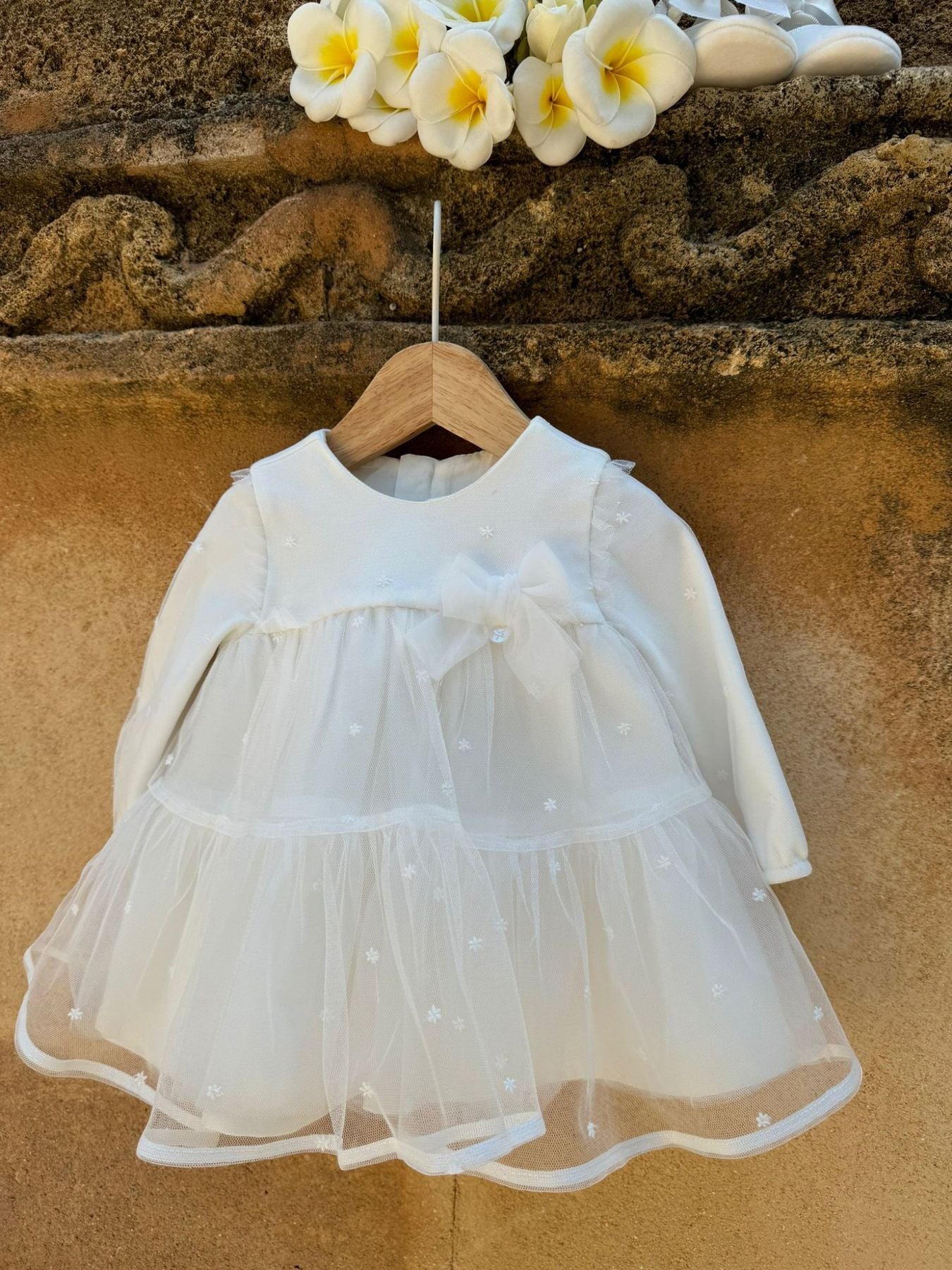 Vestito tulle Bimba Ecru 2L-2805/E