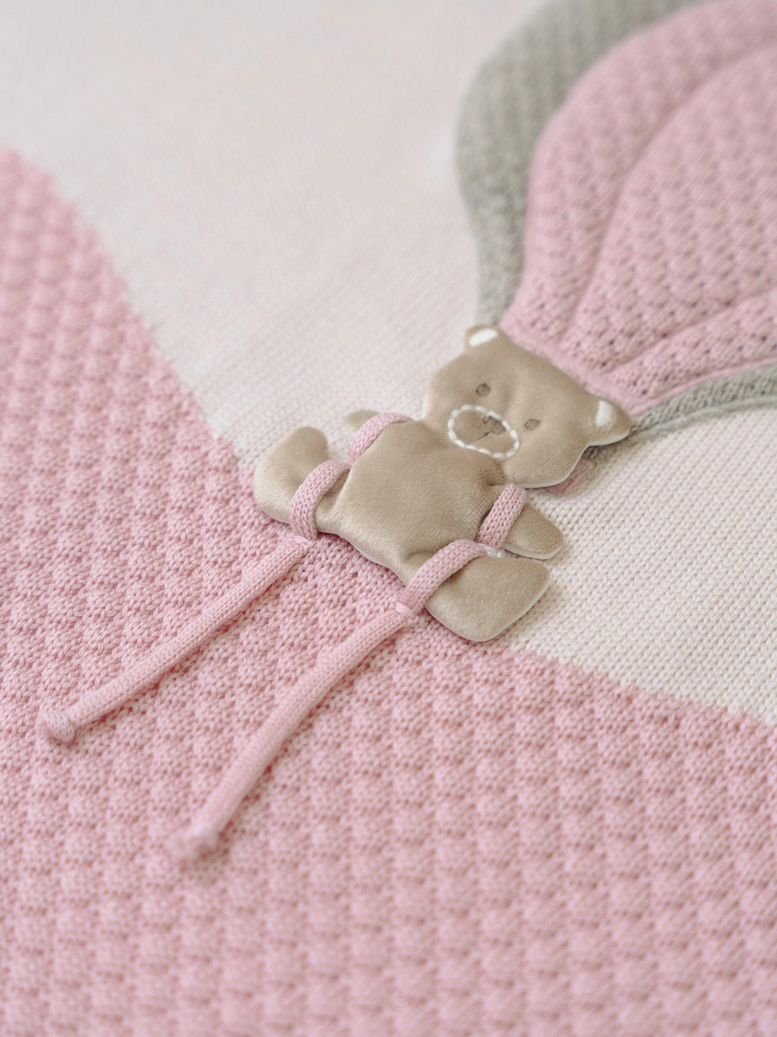 Coperta Mongolfiera Neonata Rosa IN5780/R - NANU' BABY