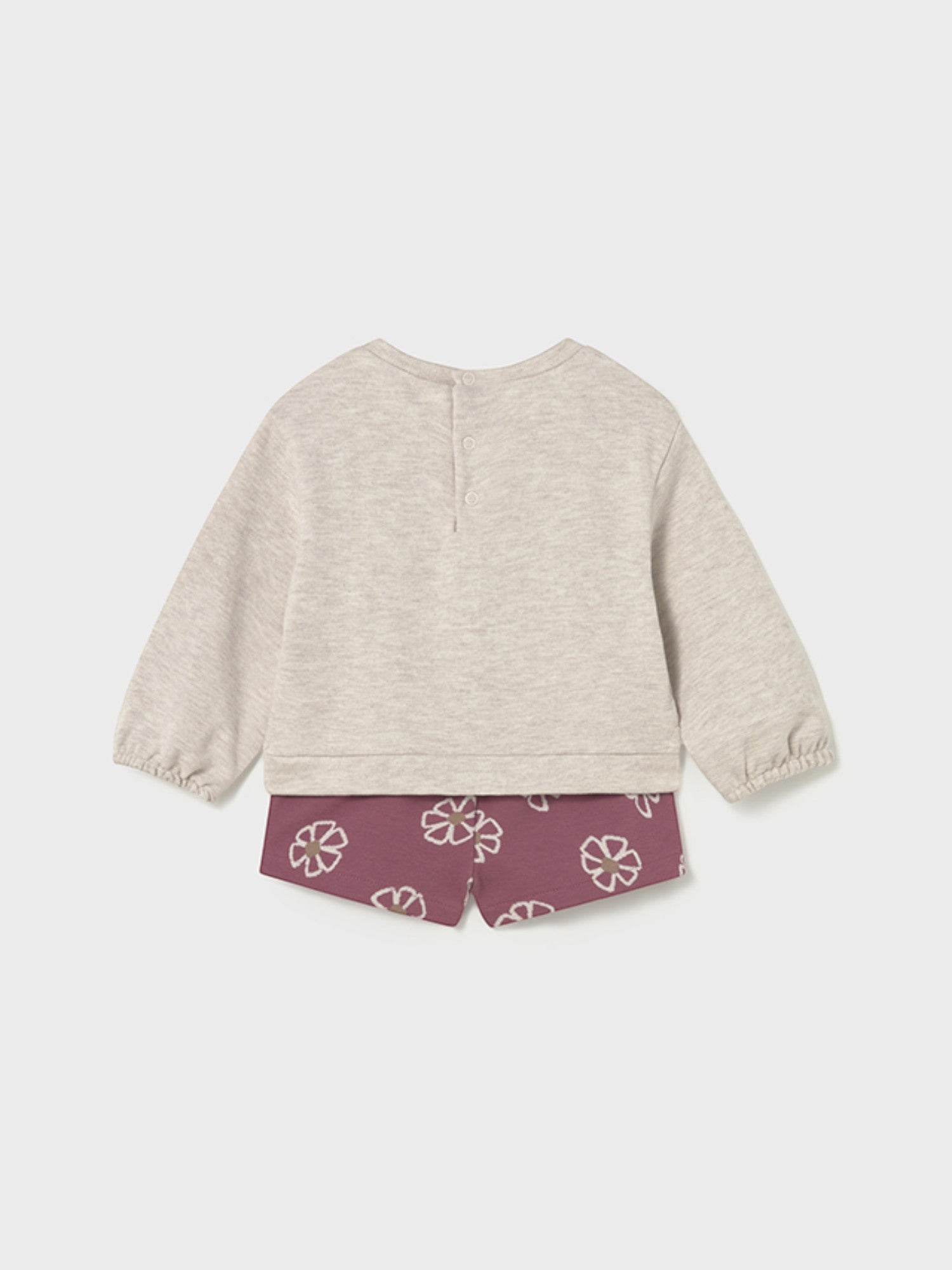 Completo bermuda jacquard Bimba Rosa 2262/49