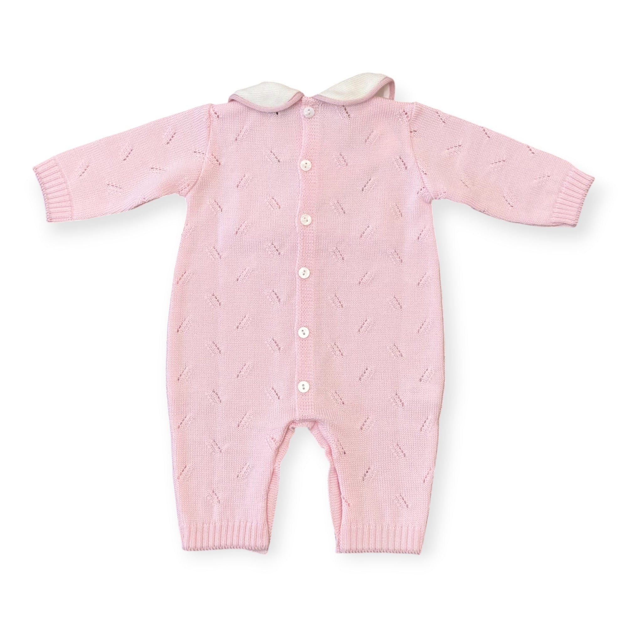 Baby Girl Romper, Pink Flower 7781