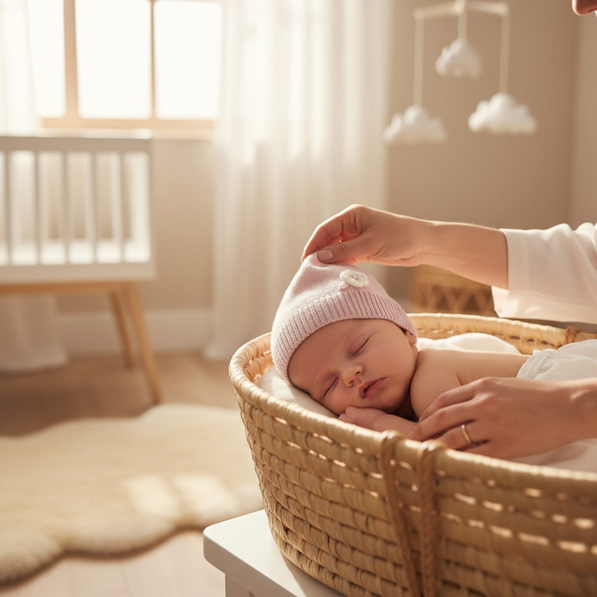Baby Girl's Pink Flower Hat 7785