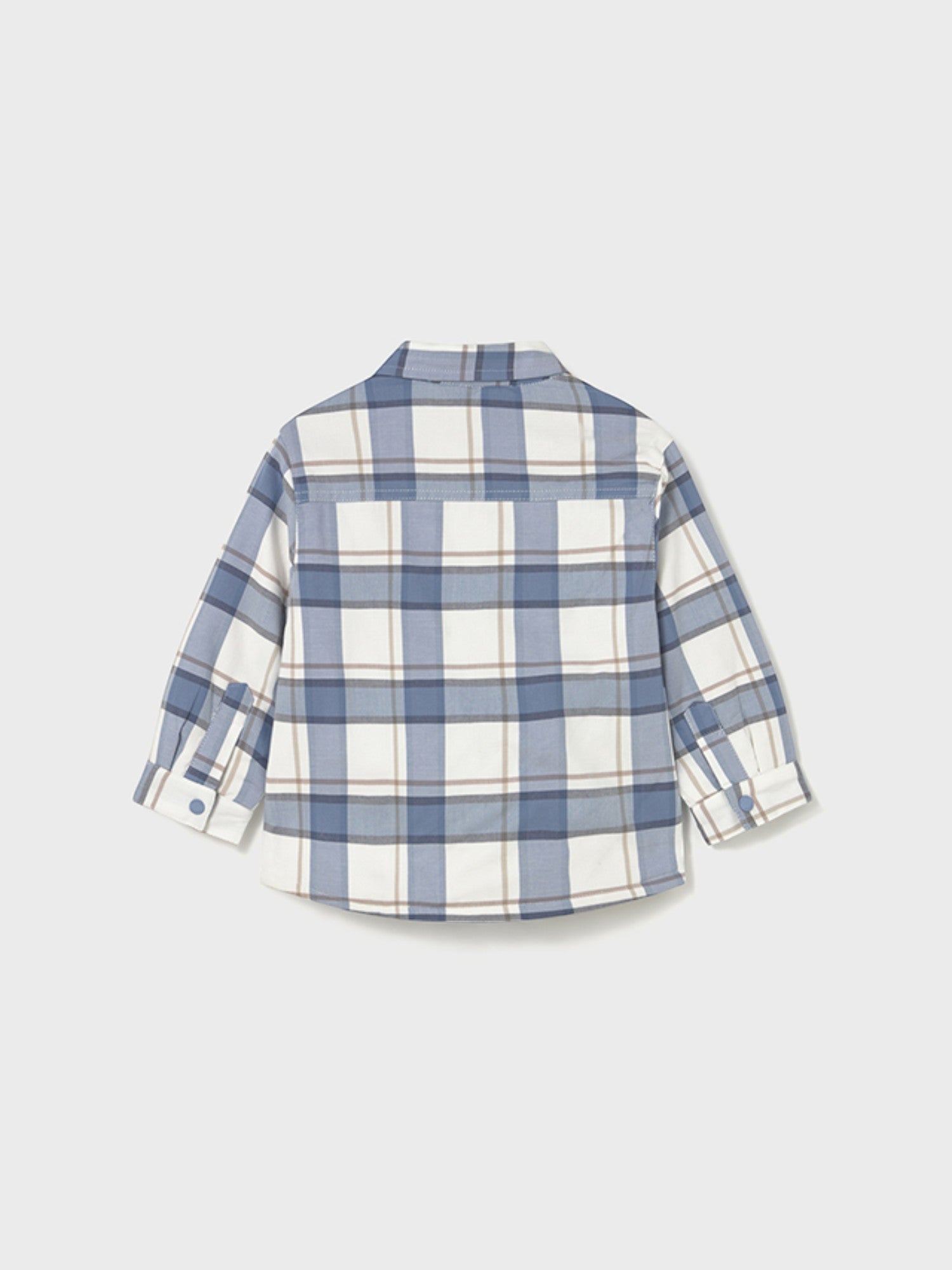 Camicia quadri foderato Bimbo AZZURRO 2104/84 - NANU' BABY