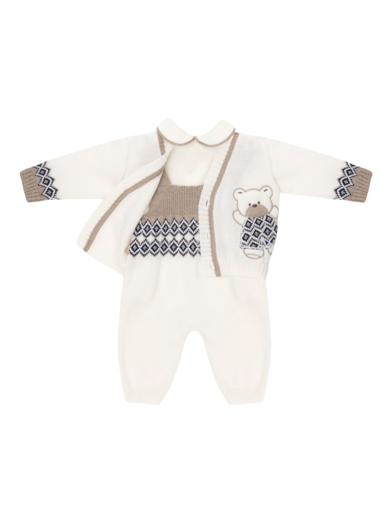 Completo nascita Orsetto Neonato VANIGLIA IB5131 - NANU' BABY