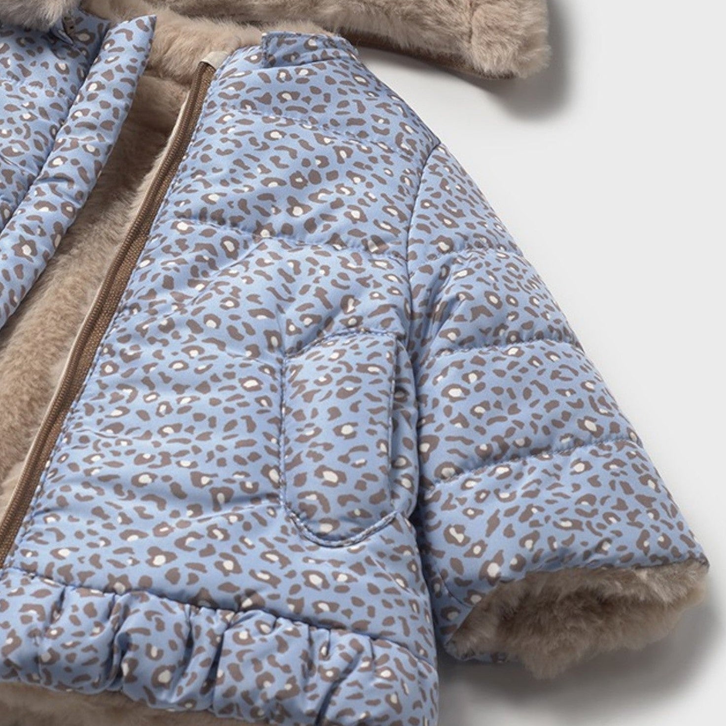 Cappotto Bimba AZZURRO 2404/50 -  NANU' BABY