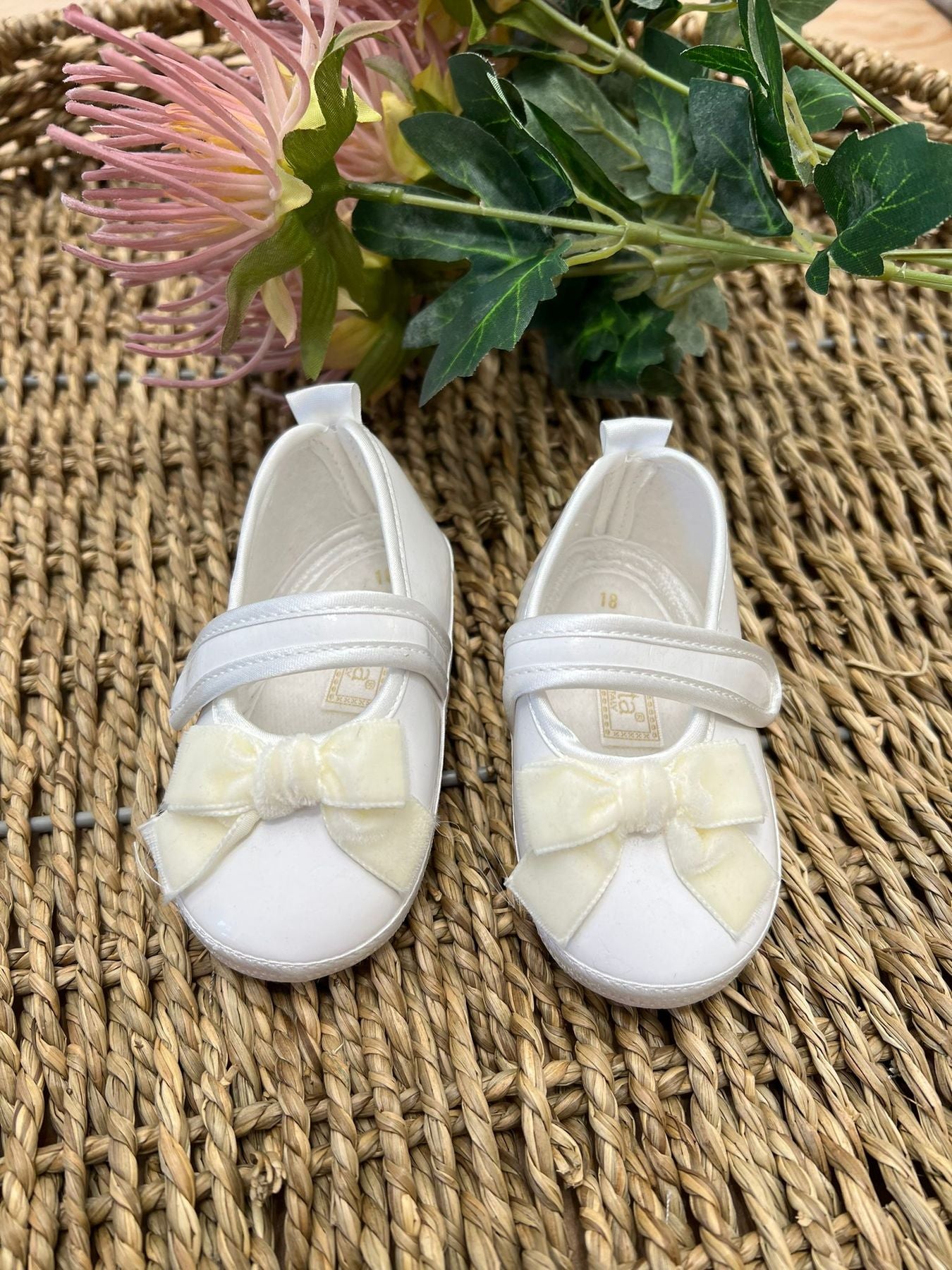 Ballerina Velluto Bimba PANNA A01