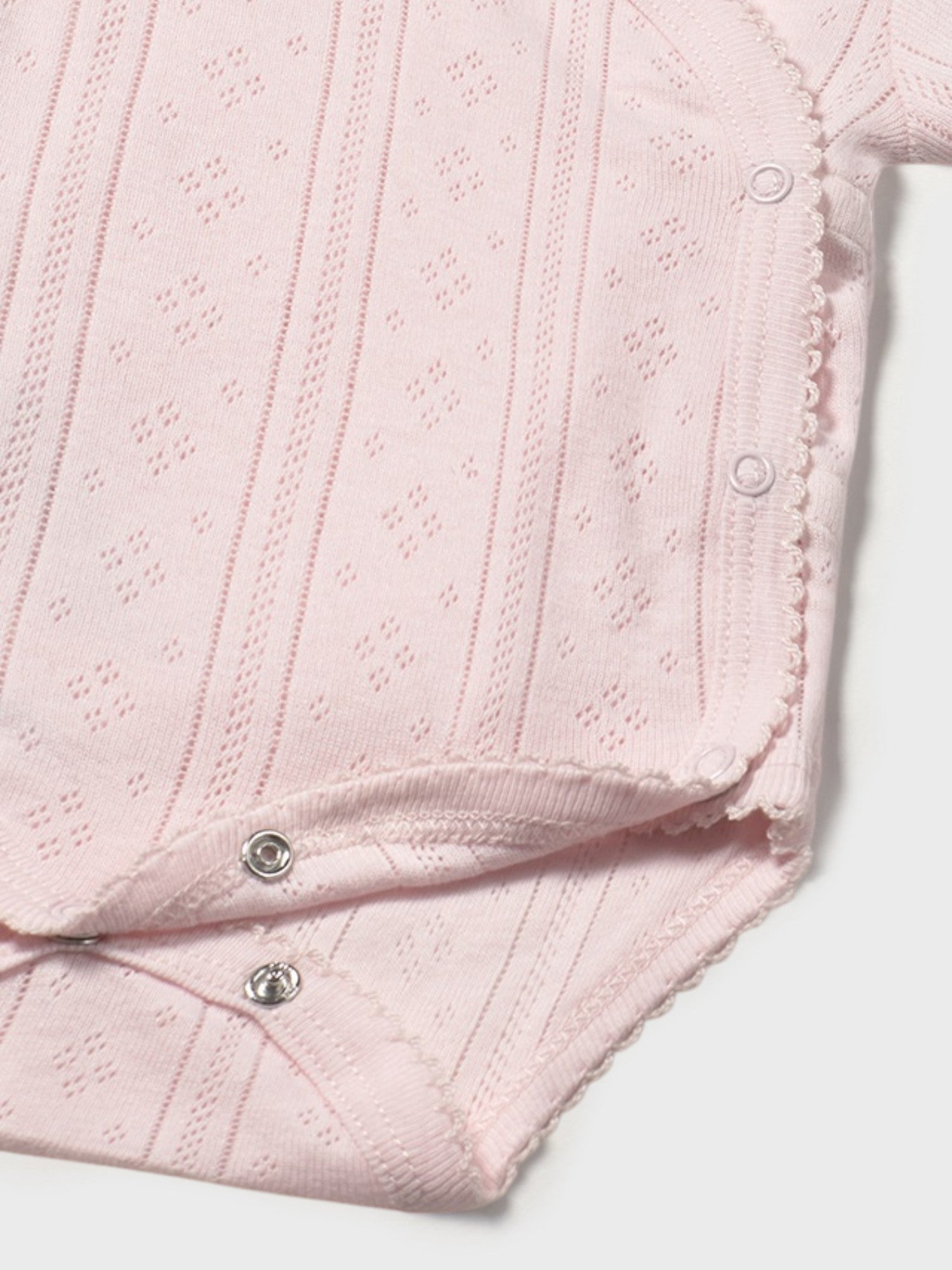 Body manica corta traforato Neonata ROSA 1746 /R