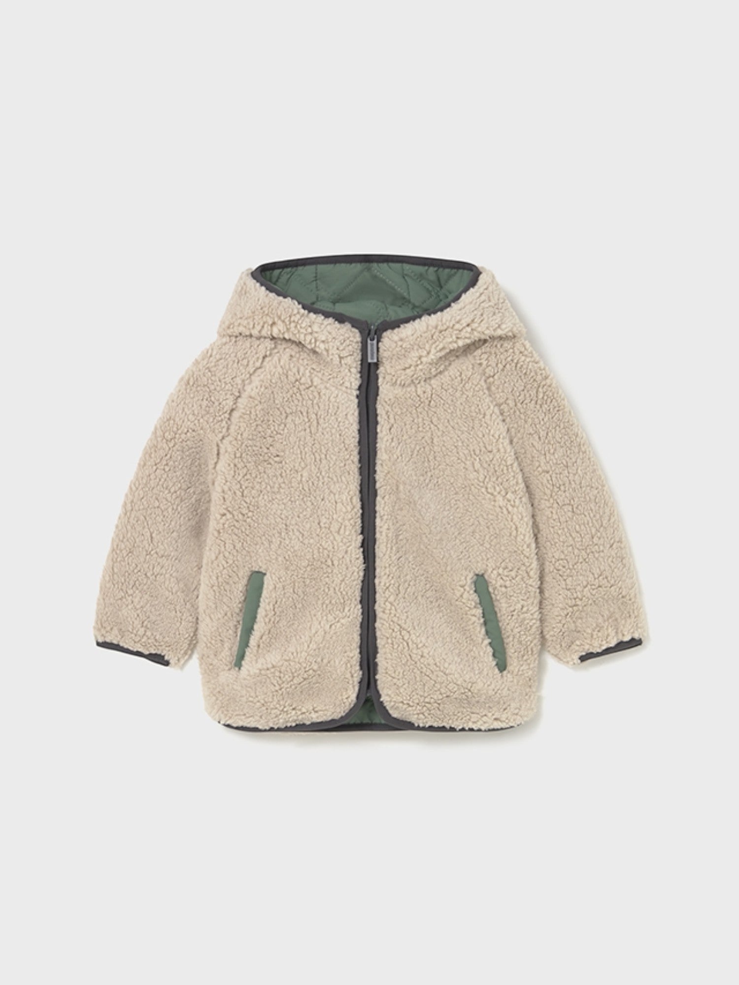 Giaccone trapuntato reversibi Bimbo Verde 2422/96 - NANU' BABY