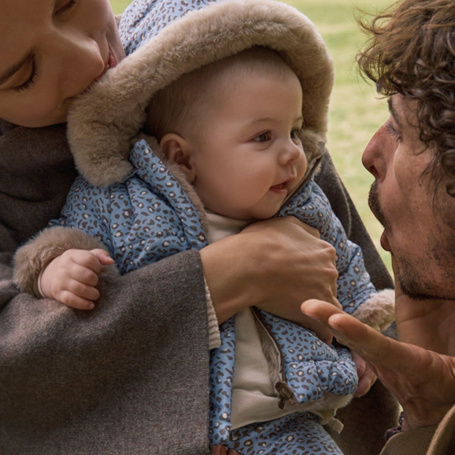 Cappotto Bimba AZZURRO 2404/50 -  NANU' BABY