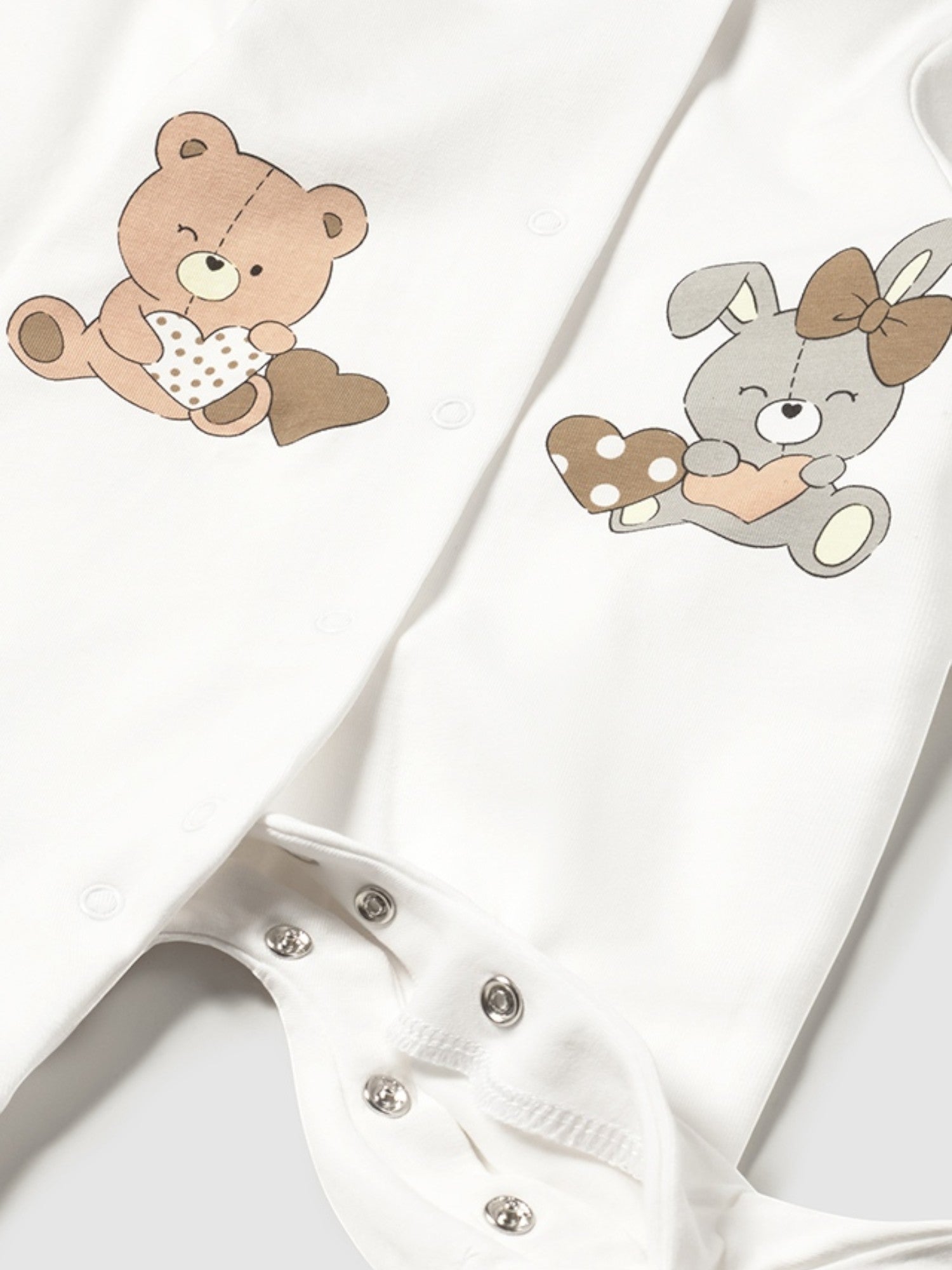 Set 2 pigiami lunghi Neonata BEIGE 1750 /BE