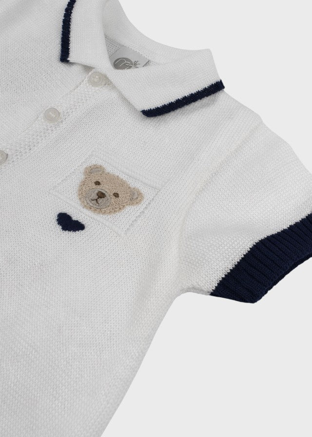 Tutina Corta Teddy Blu EK6015