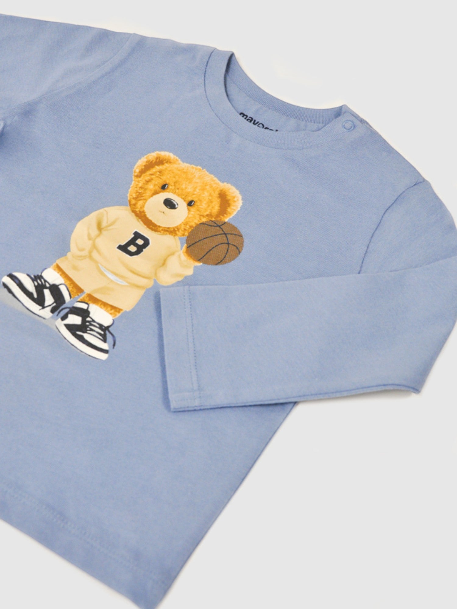 Maglietta m/l orso Bimbo AZZURRO 2058/83 - NANU' BABY