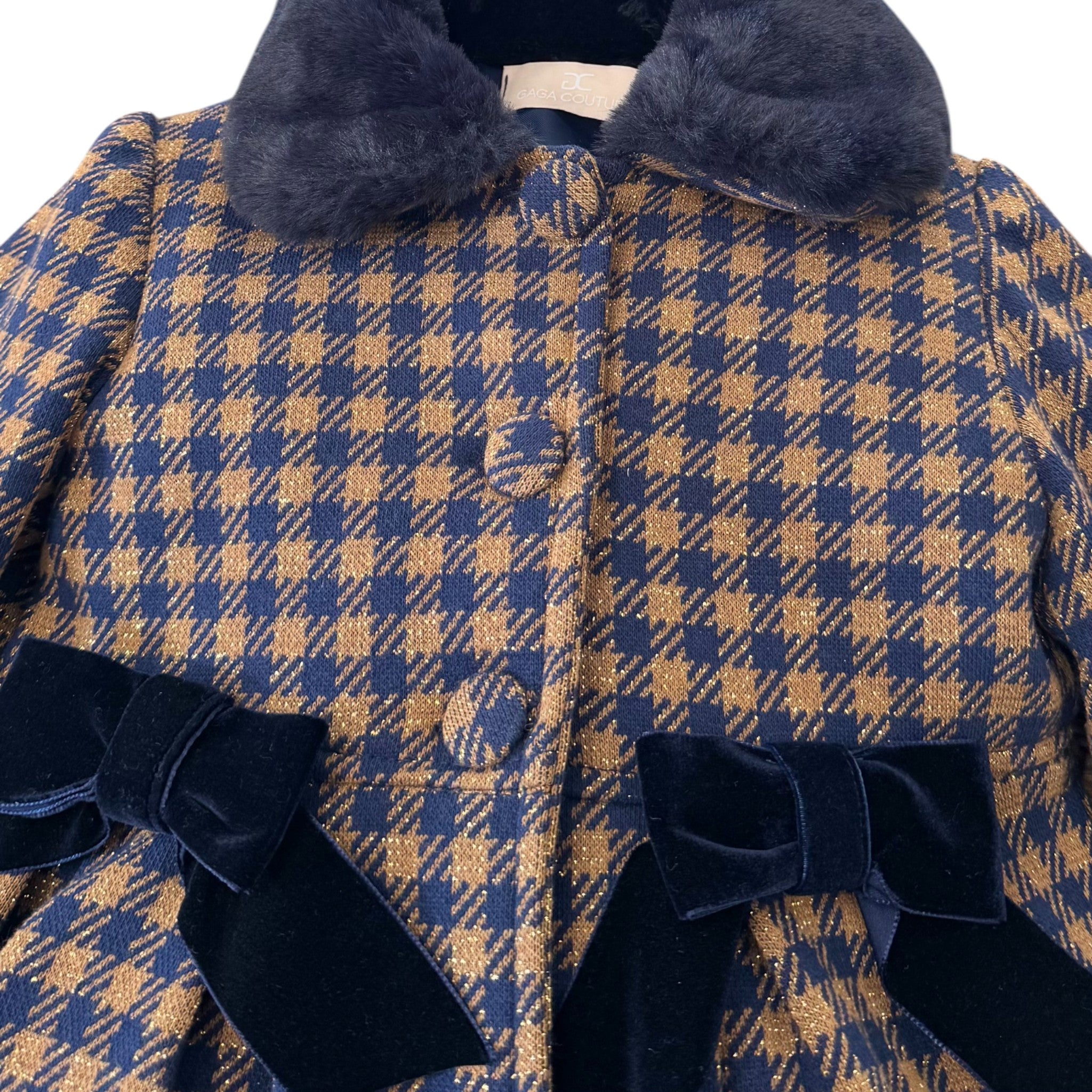 Cappotto Bimba Blu GG41I