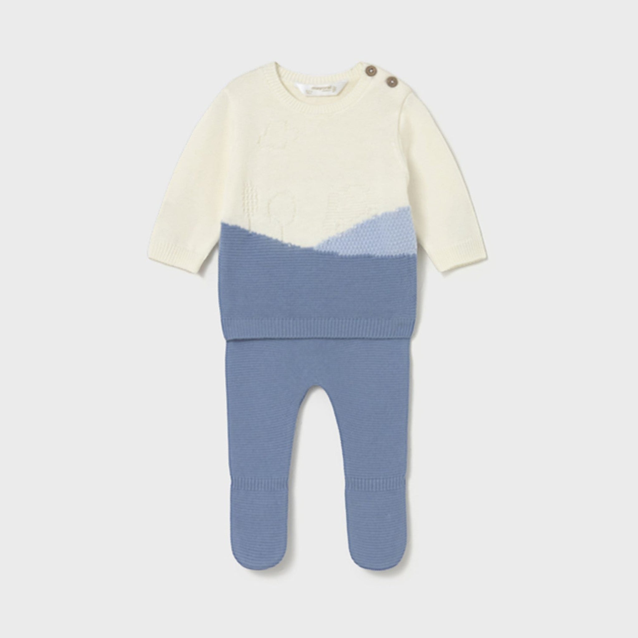 Newborn Baby Boy Outfit, Light Blue 2563/73