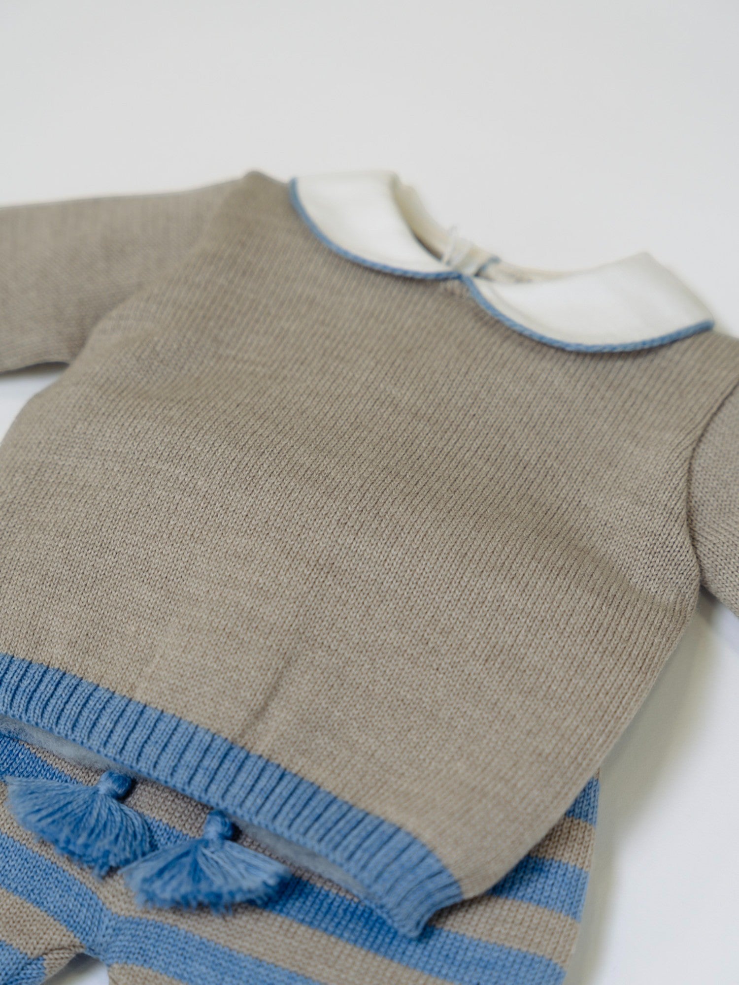 Completo nascita Righe Neonato AVORIO RIGHE 523/A - NANU' BABY