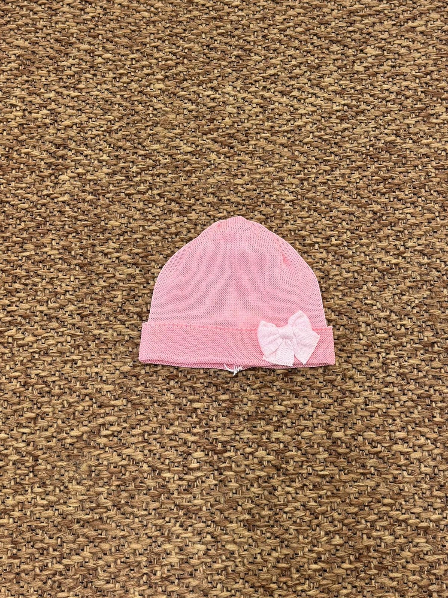 Cuffia+fiocco Neonata ROSA FIOCCO/681-C