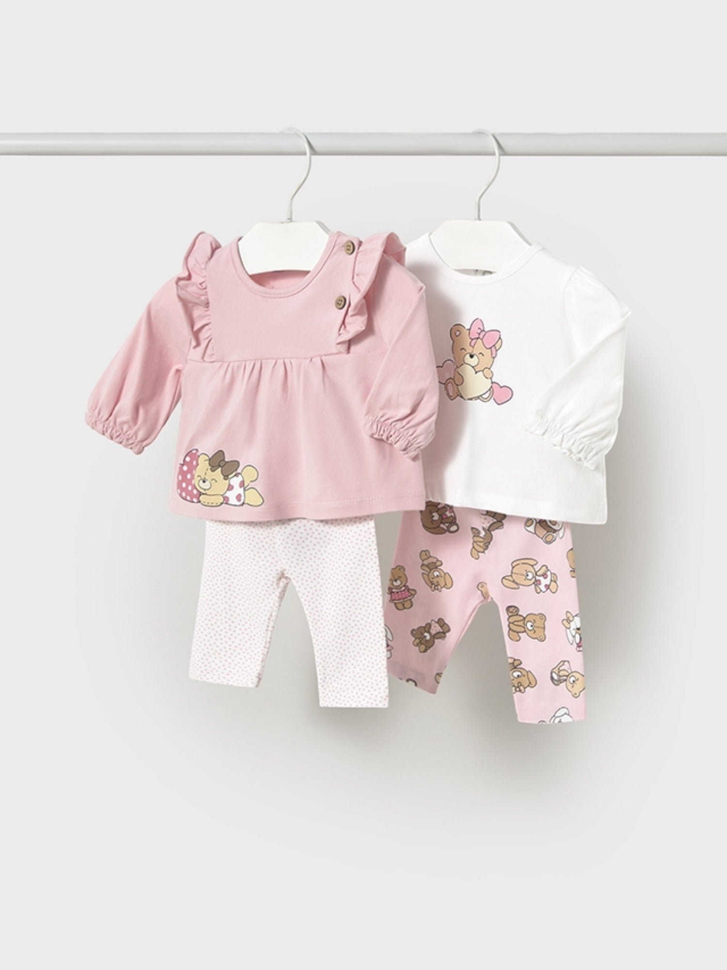 Completo leggings 4 pezzi Bimba ROSA 1760 /R