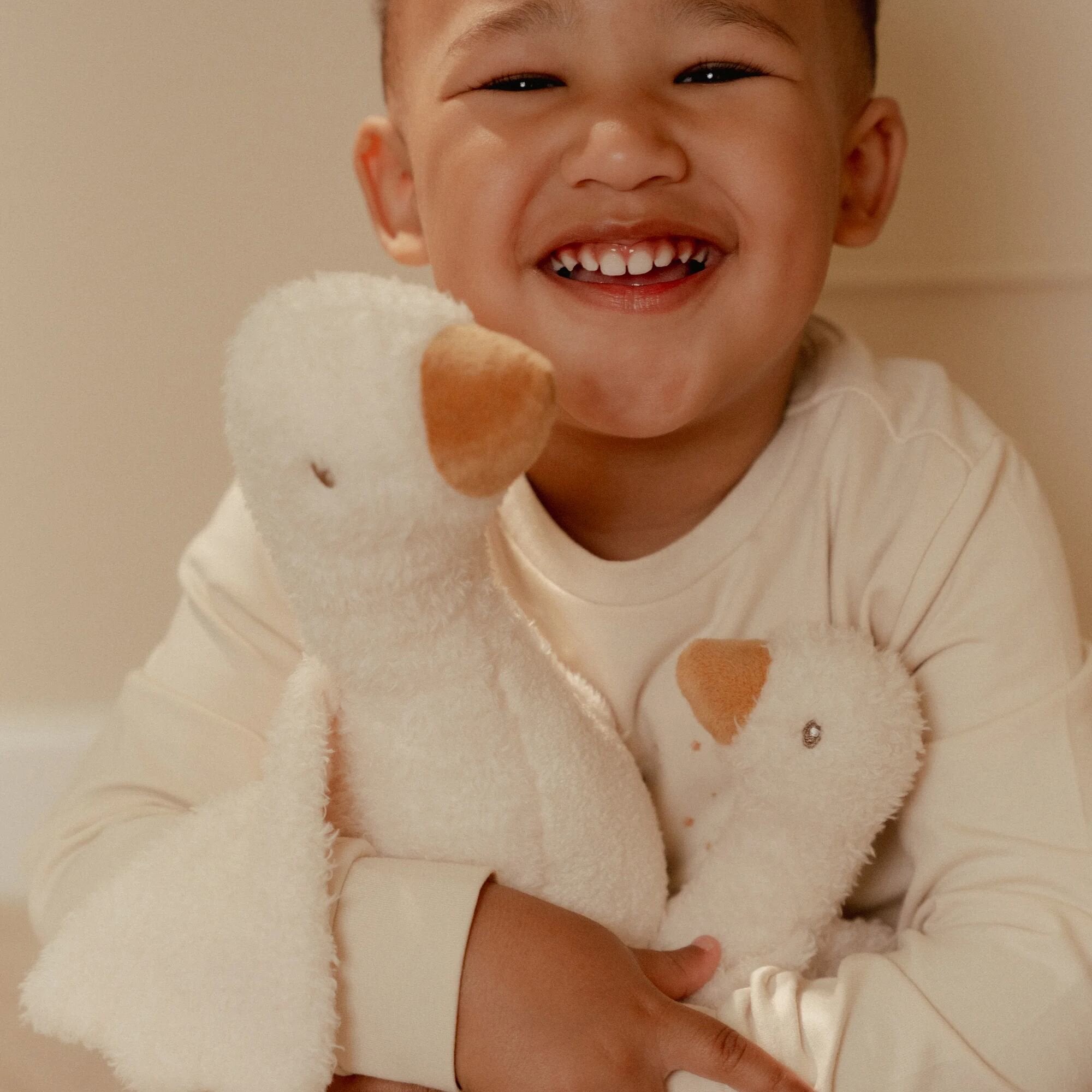 Peluche Oca 25 cm  Bianco LD8405