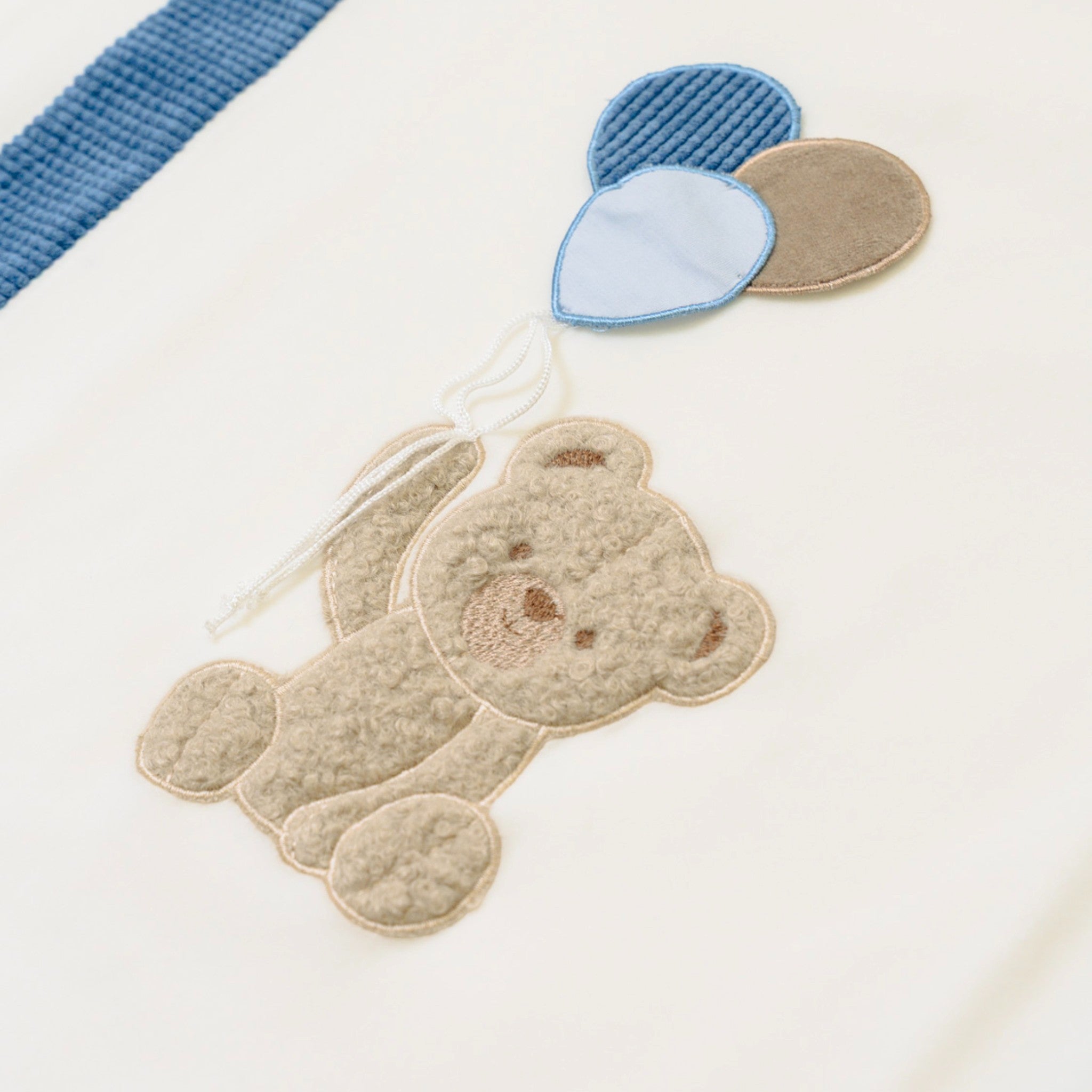 Baby Blanket, Blue Chenille, SARTORIA DEI PICCOLI (code LC1110)