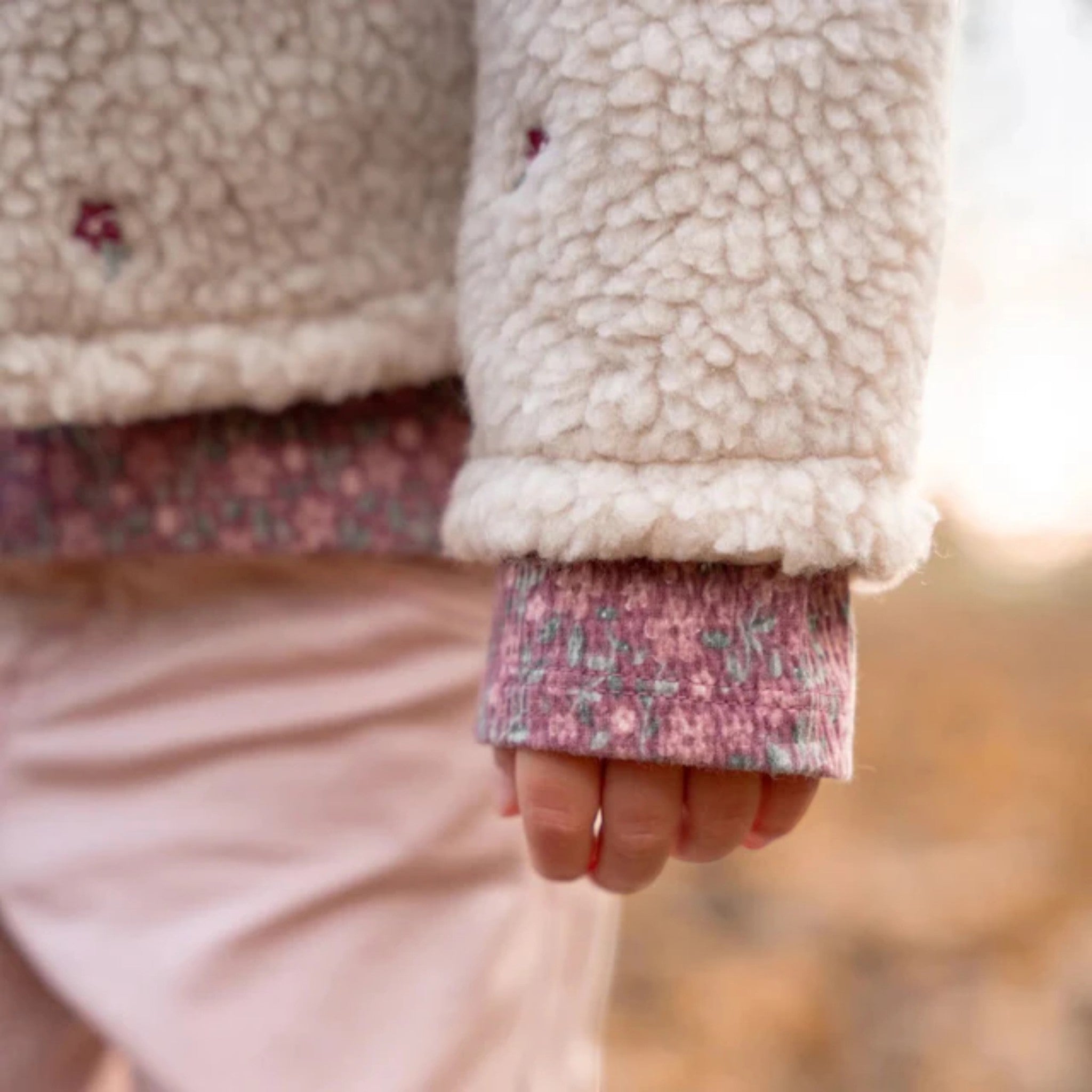 Teddy Jacket - Fairy Garden Baby Girl Ivory CL25092043