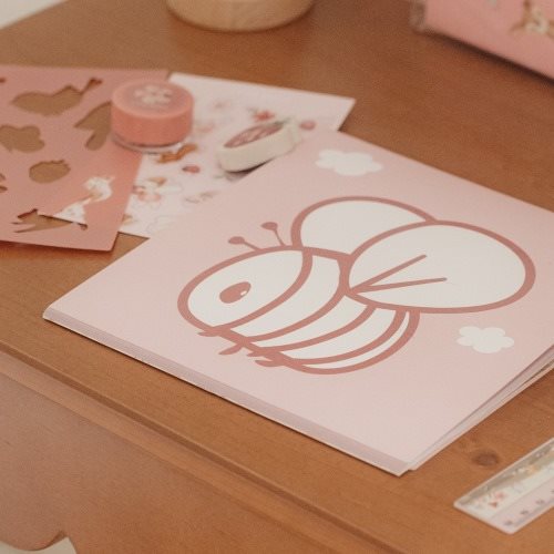 Libro da colorare - Rosa - Giardino delle fate  MULTICOLORE 126145 -  NANU' BABY