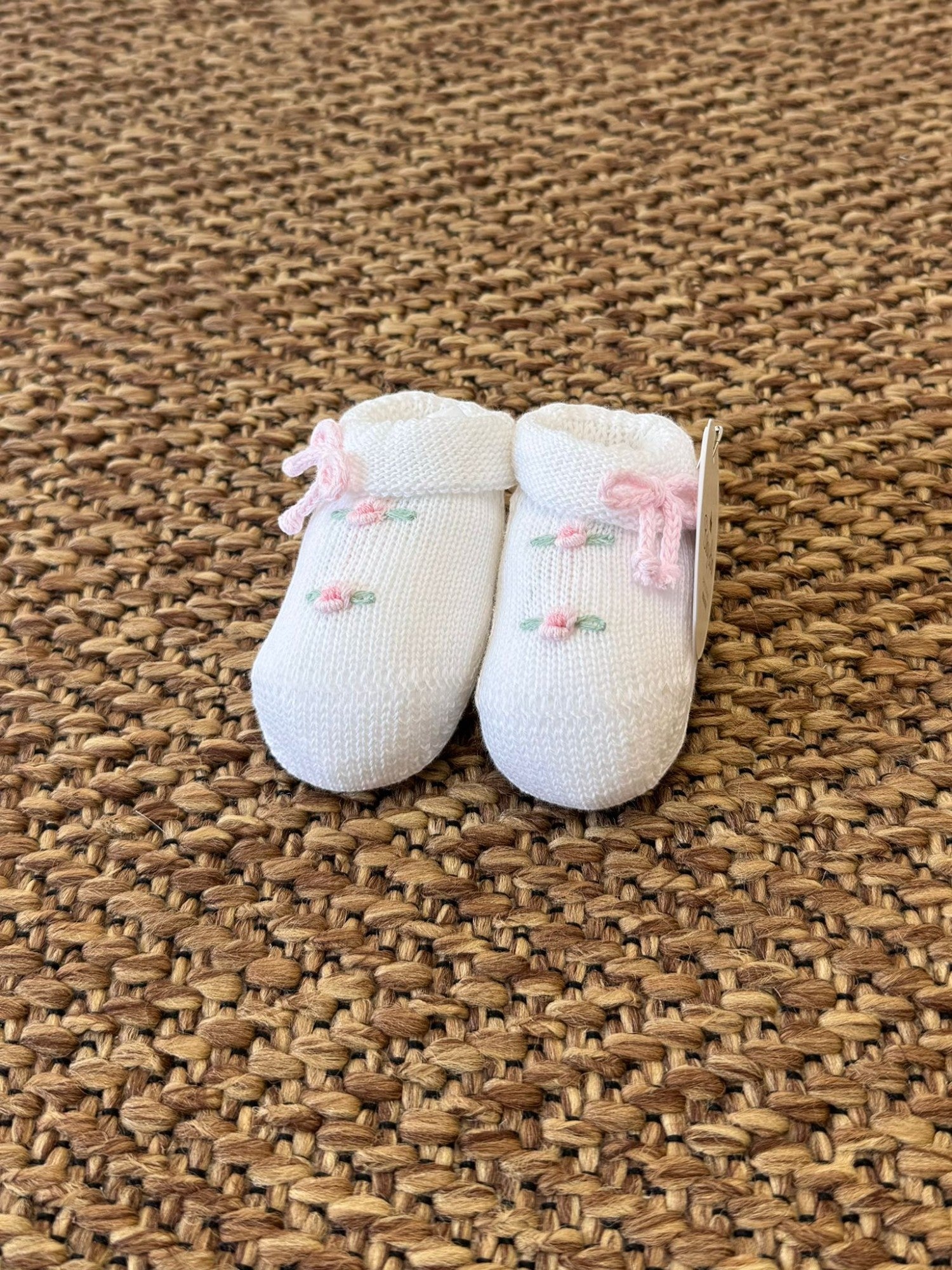 Babbucce Neonata BIANCO CUORI/759-B