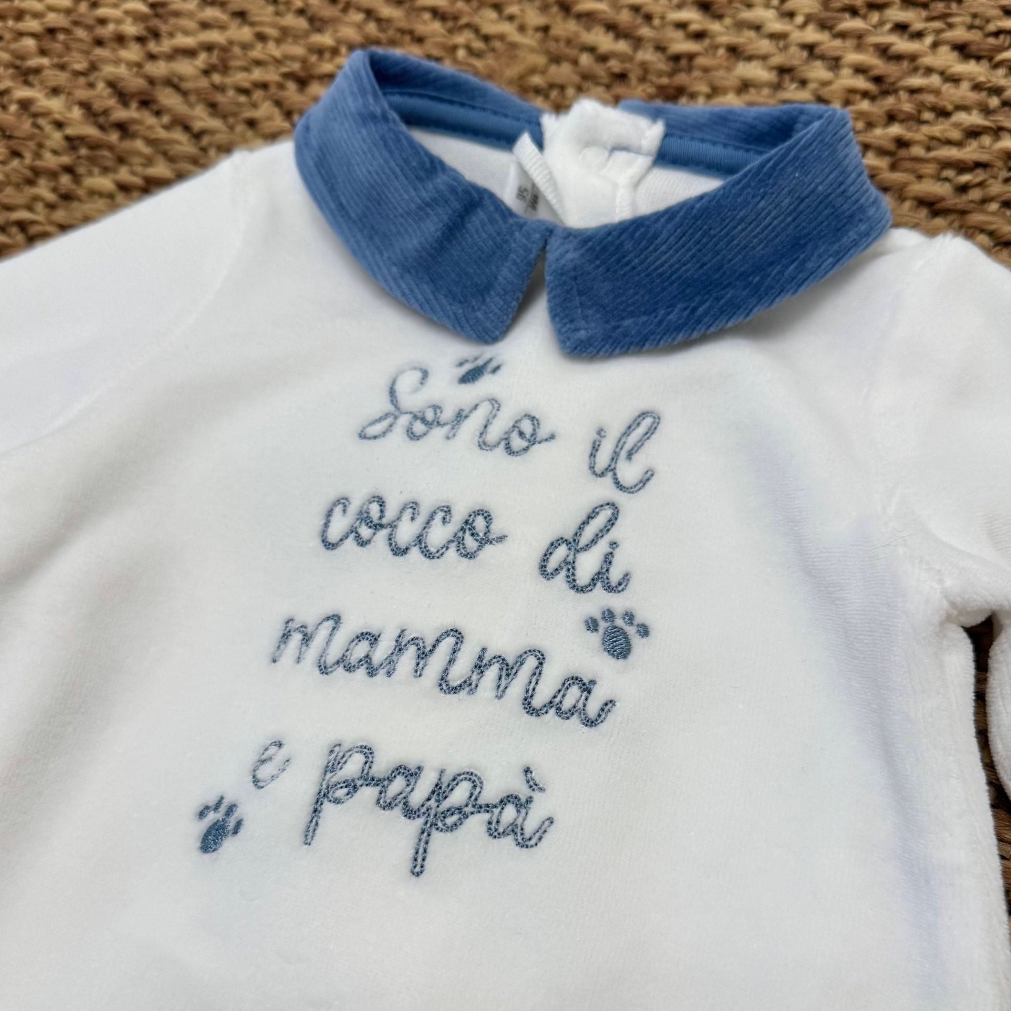 Baby's White Footed Romper 3F644/112