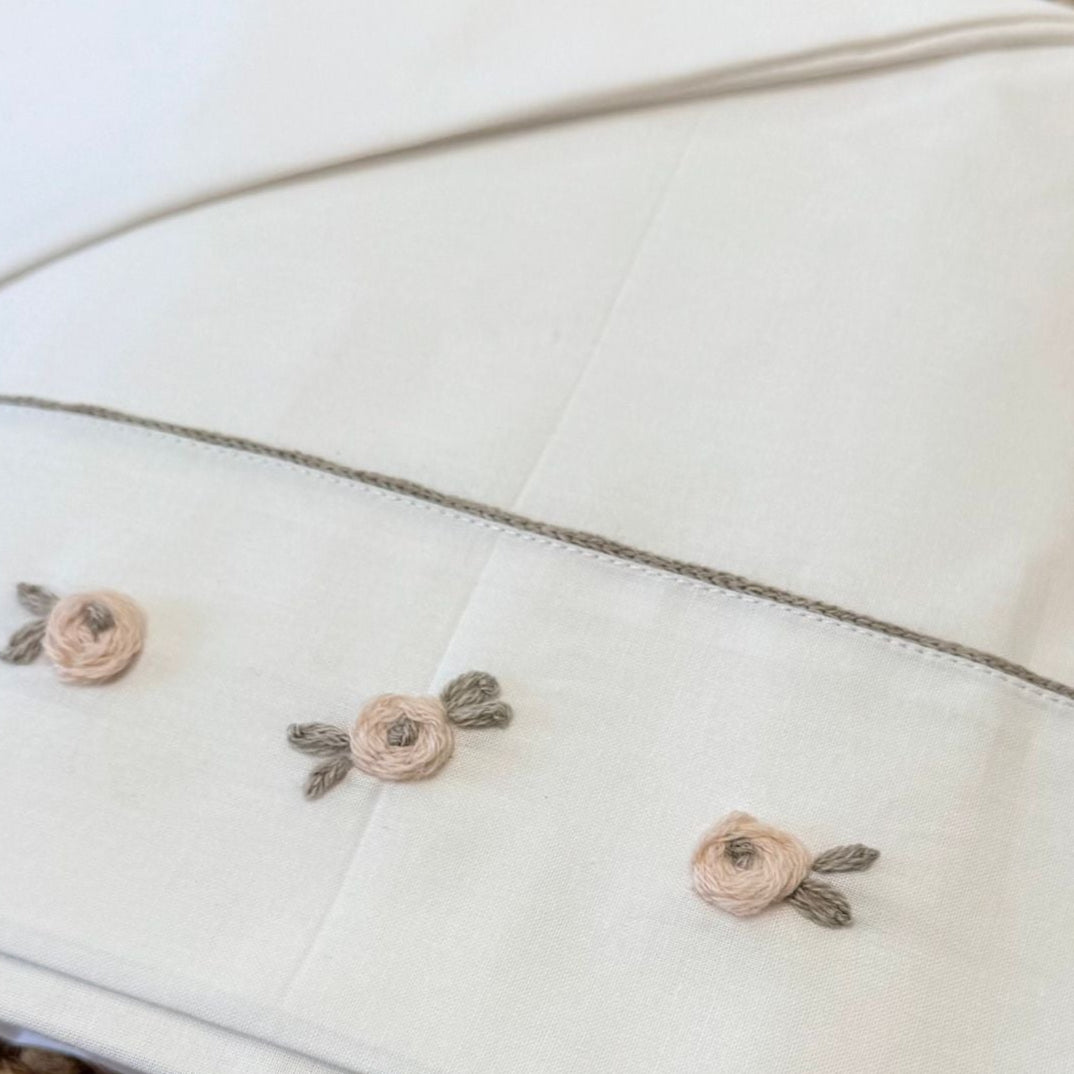 White Baby Fitted Sheet LL1108