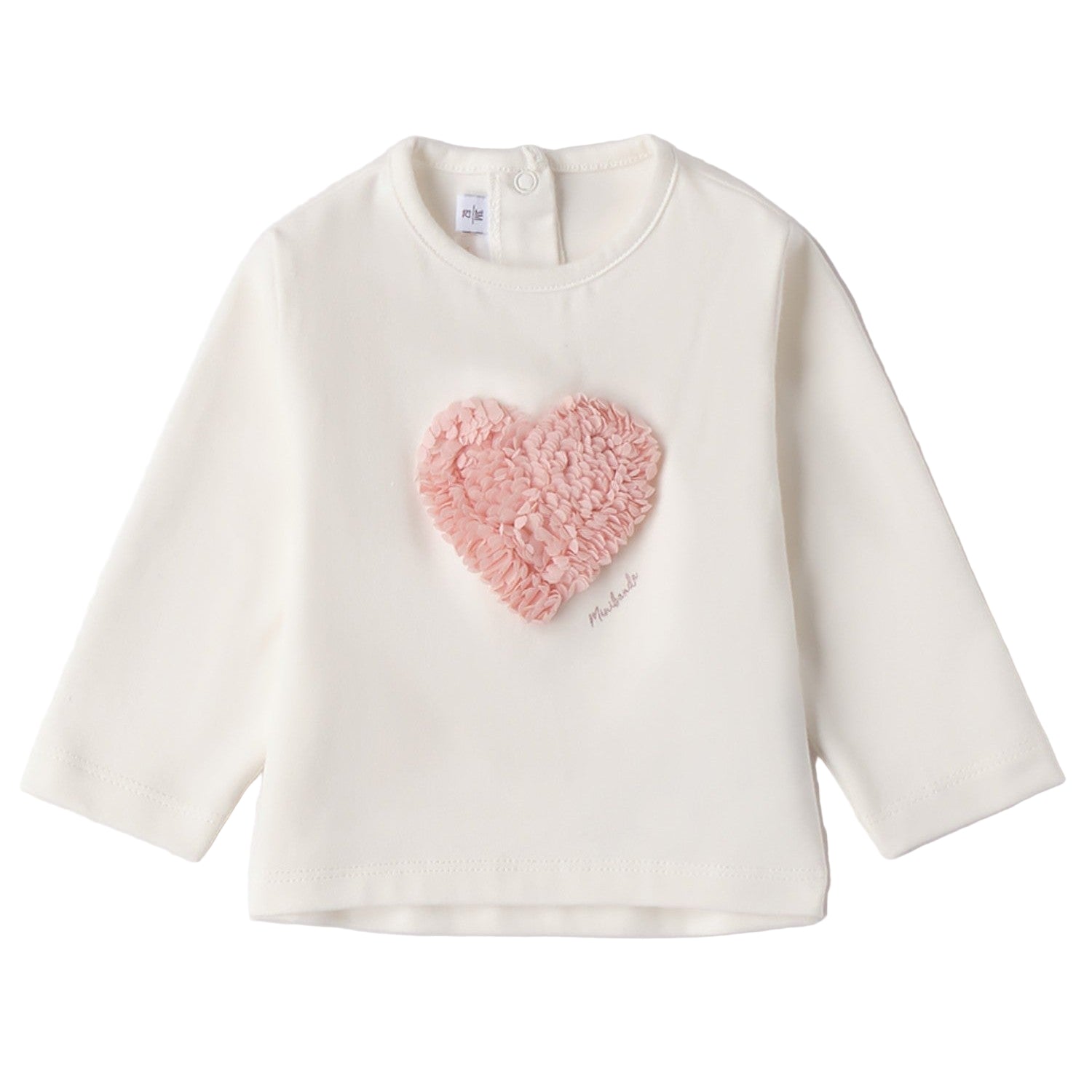 Girocollo Ml Bimba Bianco 3F711/112 -  NANU' BABY