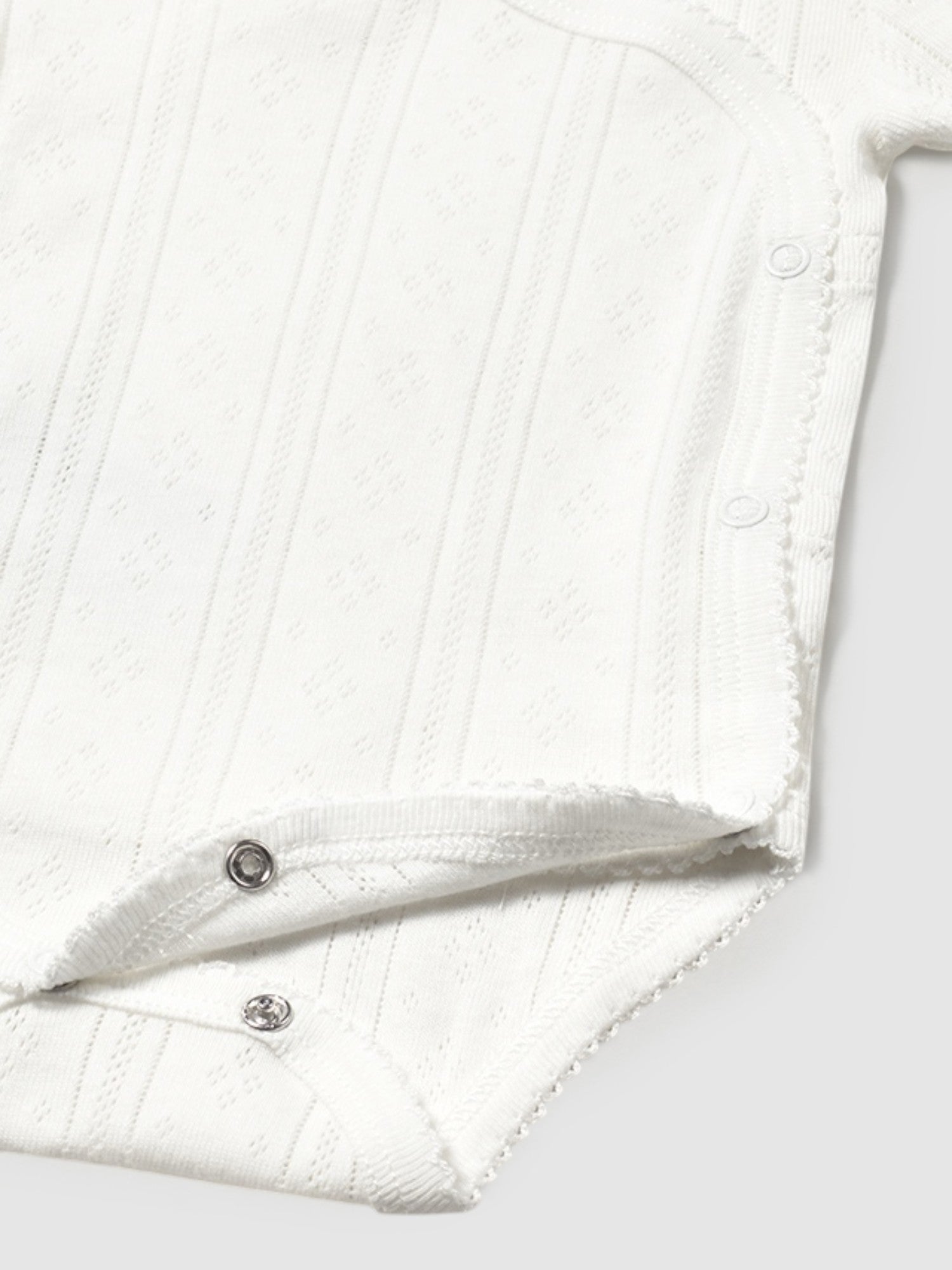 Body manica corta traforato Neonata Bianco 1746 /B