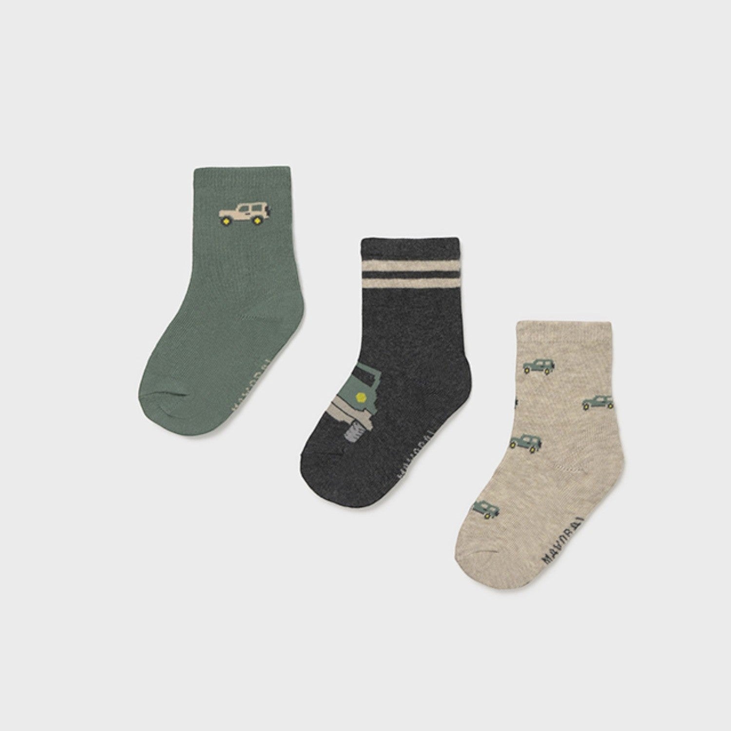 Set 3 calzini fantasia  Verde 10008/53 -  NANU' BABY