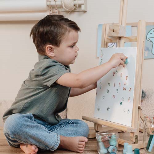 Set 16 timbrini Forest Friends  MULTICOLORE 126022