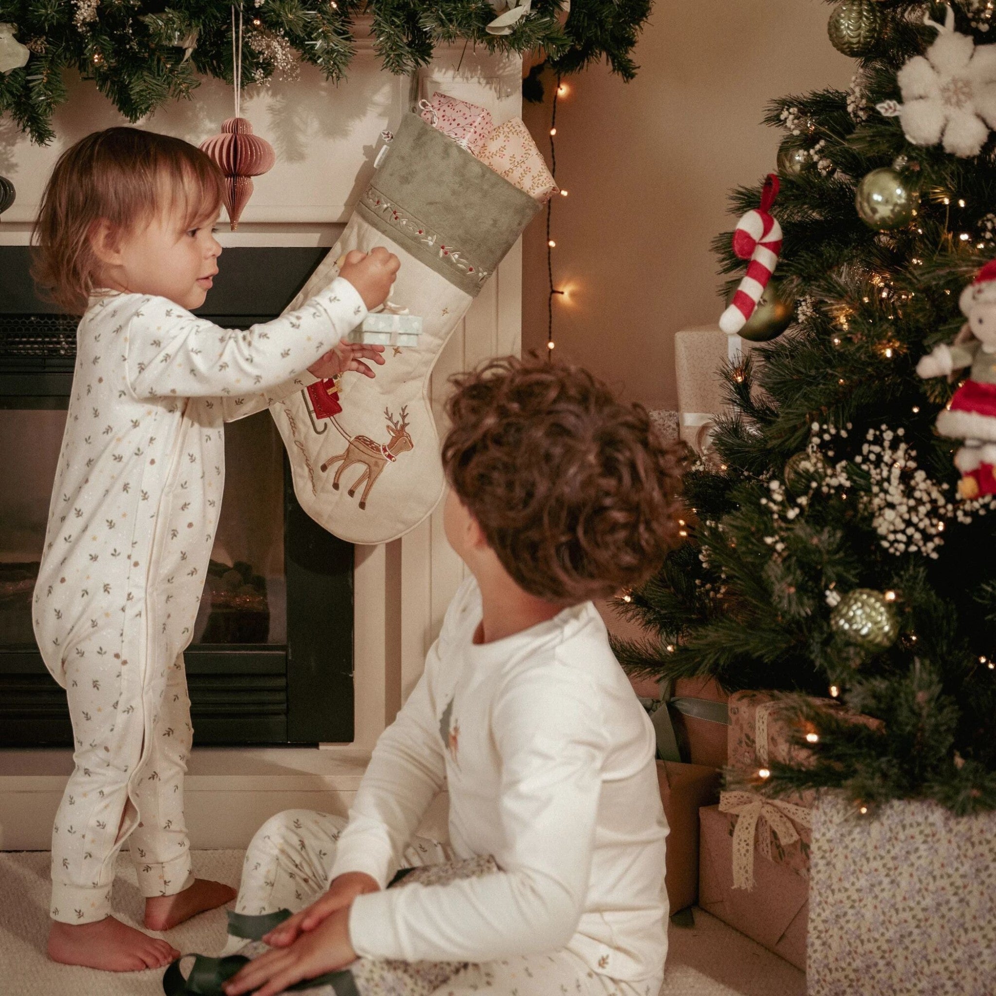 Pigiama natalizio intero  Beige CL25106000