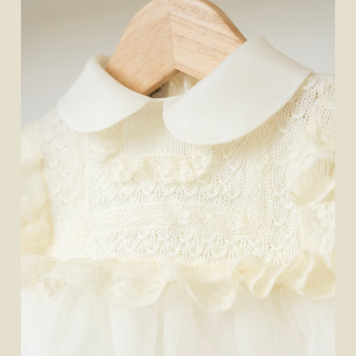 Abito Cerimonia Bimba AVORIO MARIANNA/VC -  NANU' BABY