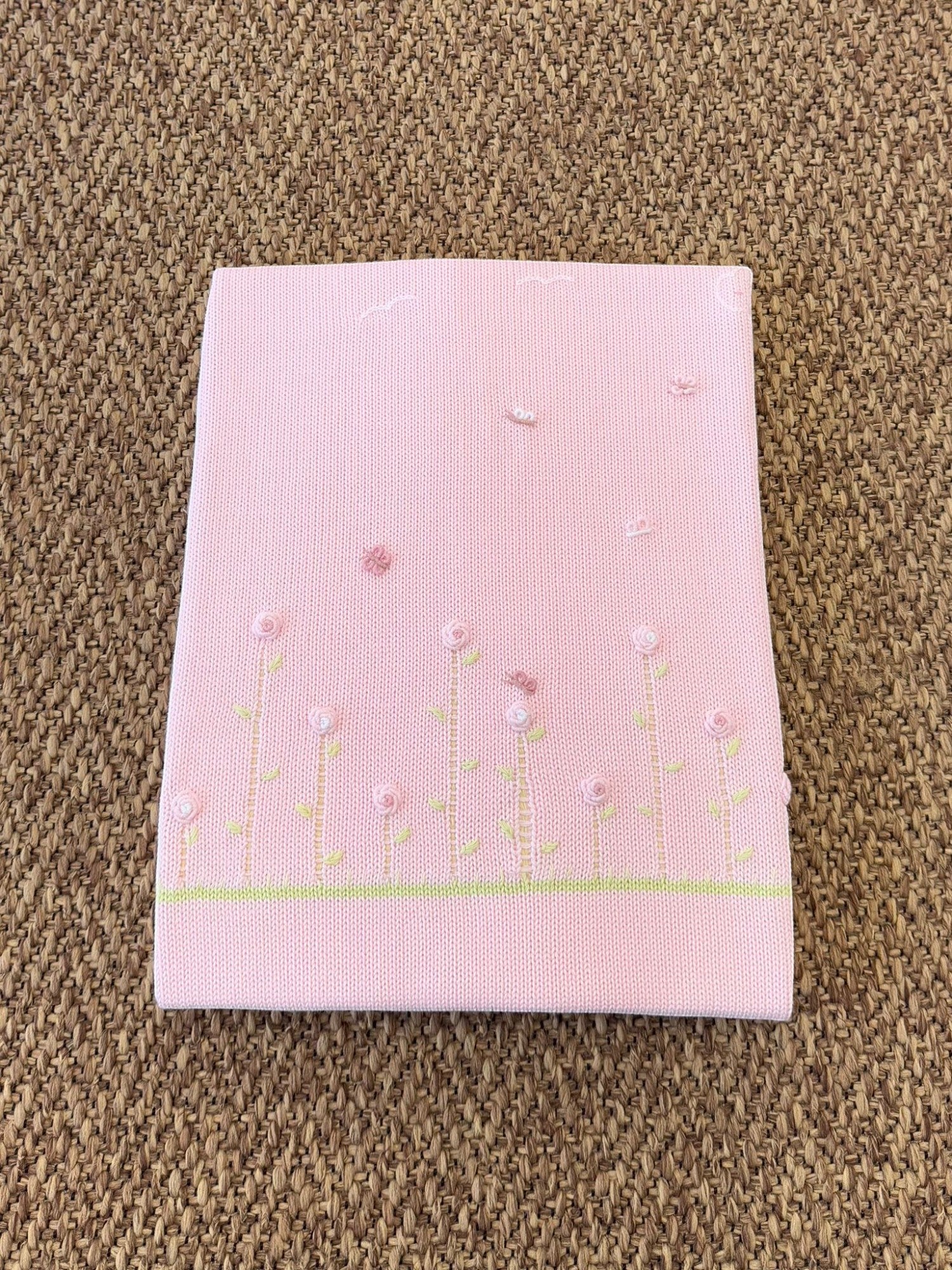 Coperta in maglia Neonata ROSA PICCI/CO-R