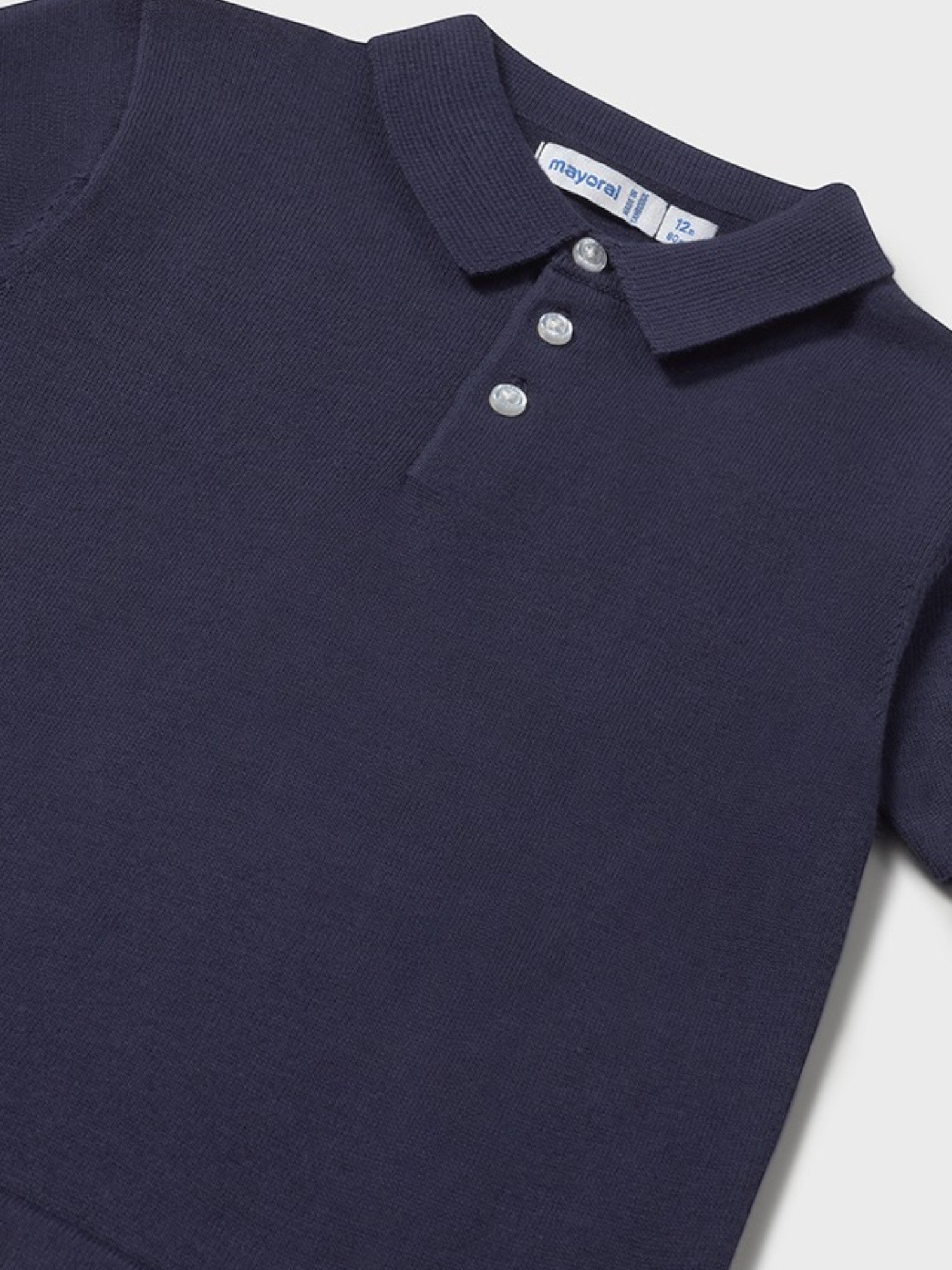 Polo m/c tricot Bimbo BLU 1106/74