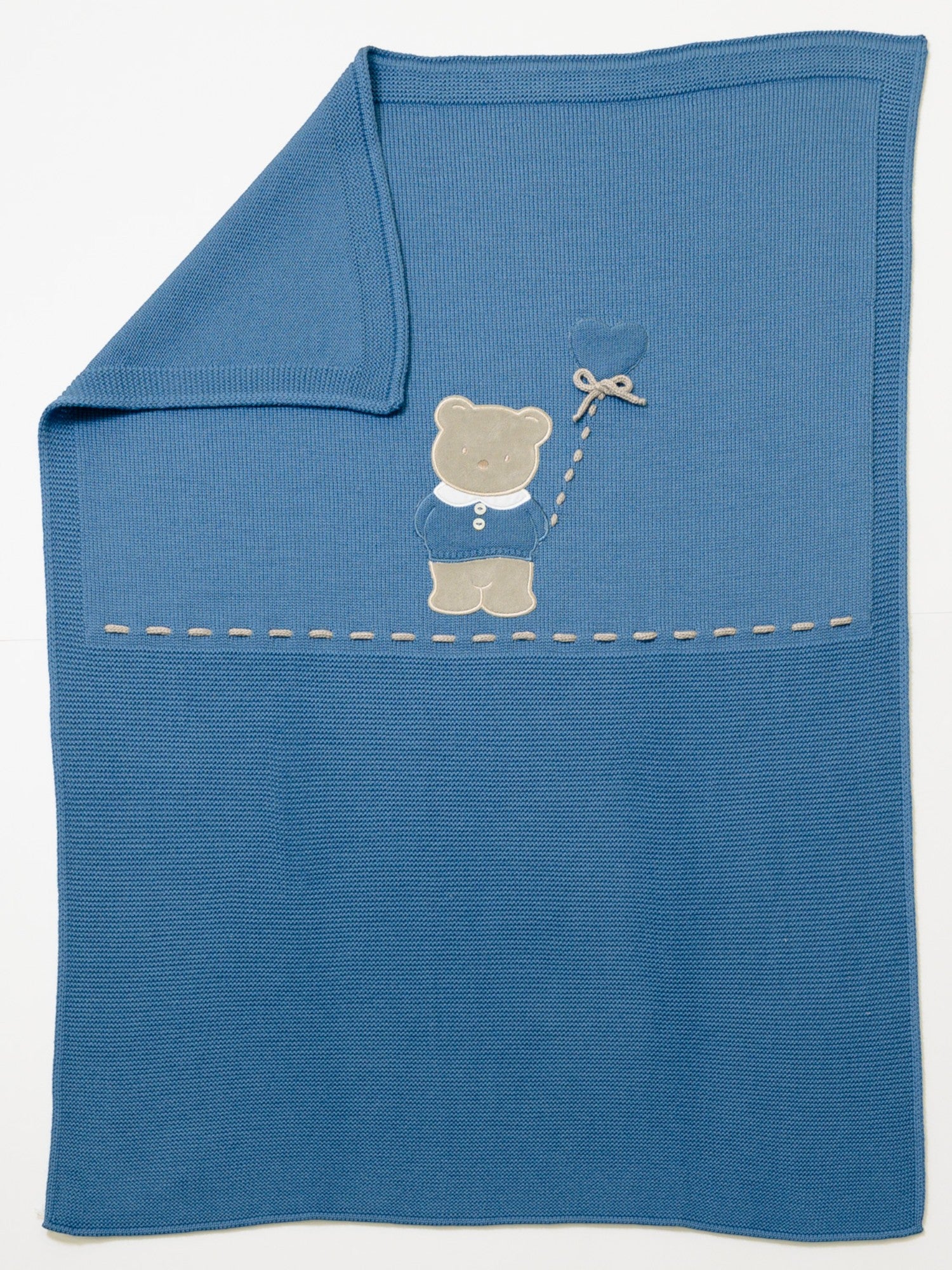 Coperta Teddy Bear Neonato AZZURRO TEDDY BEAR/140-A - NANU' BABY
