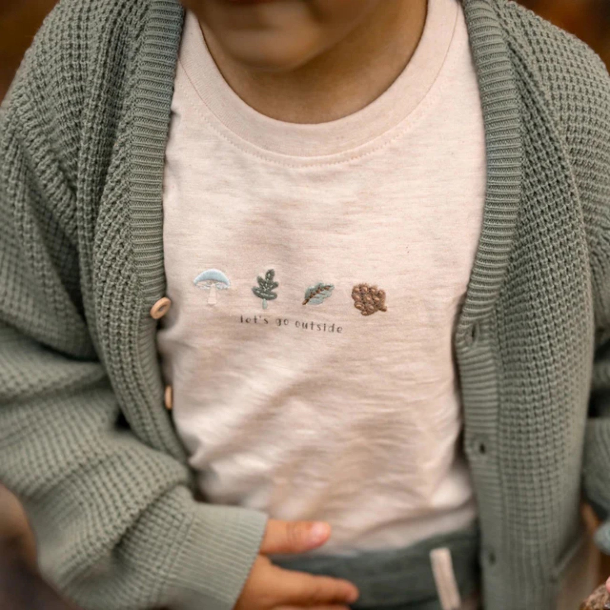 Maglietta manica lunga - Amici della foresta Bimbo Avorio CL25091055