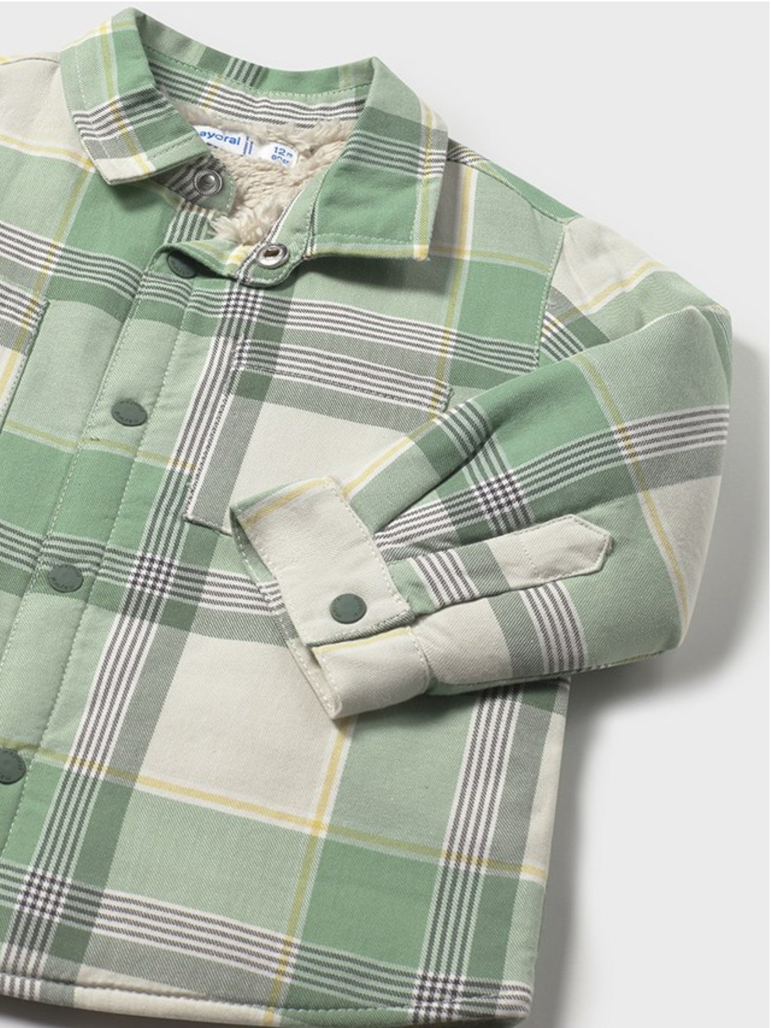 Camicia quadri foderato Bimbo Verde 2104/83 - NANU' BABY