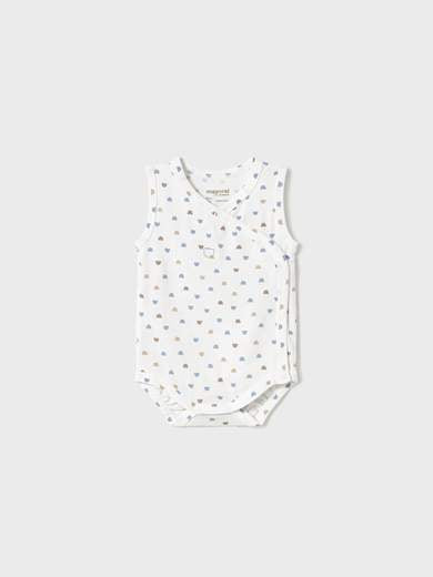 Body manica smanicata Neonato AZZURRO 1702 /A
