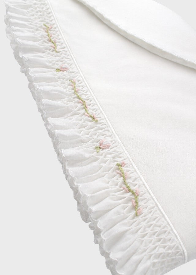 Lenzuolino Punto Smok Rosa SOFIA/LN