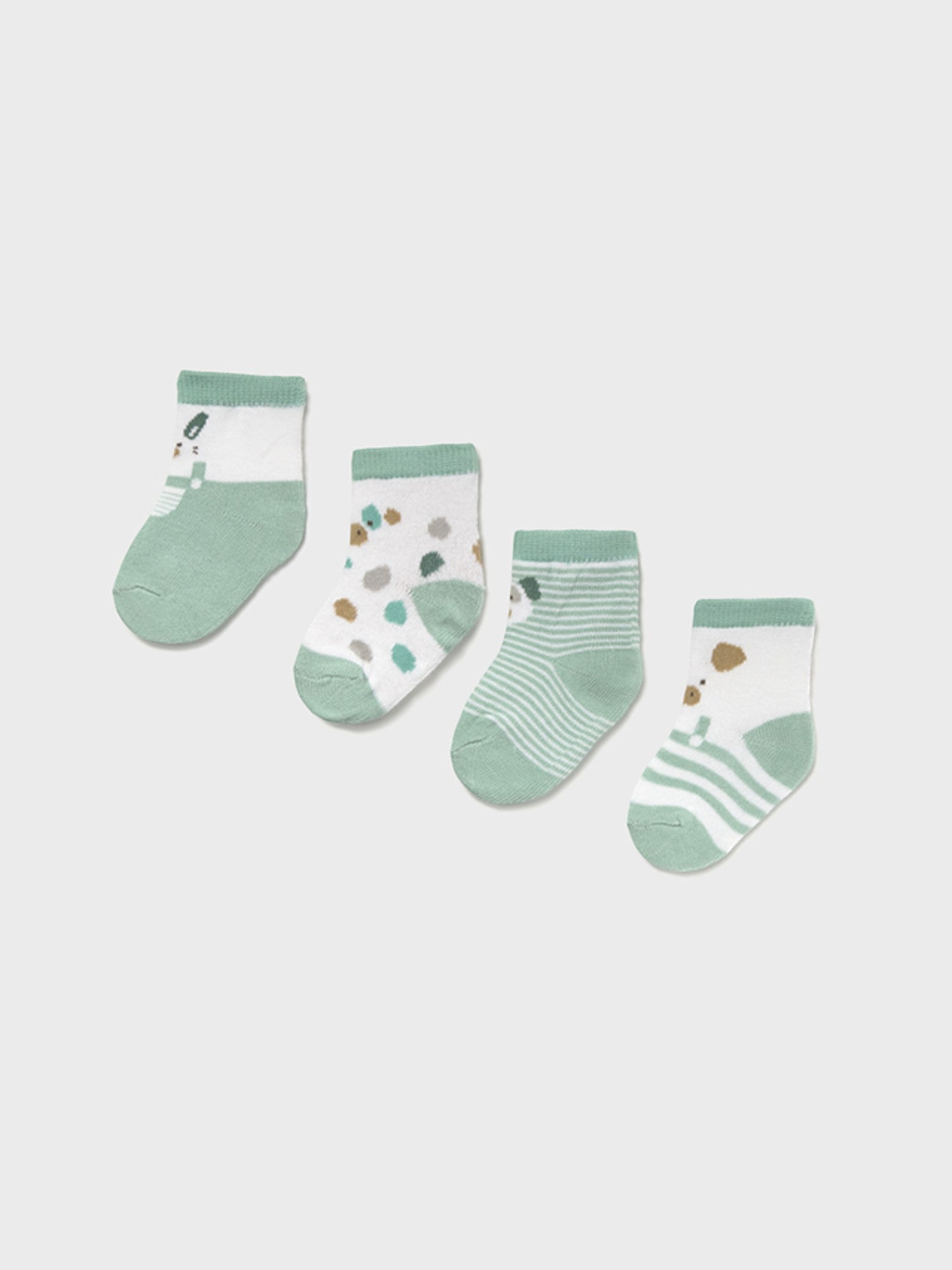 Set 4 calze  VERDE 9862 /V -  NANU' BABY