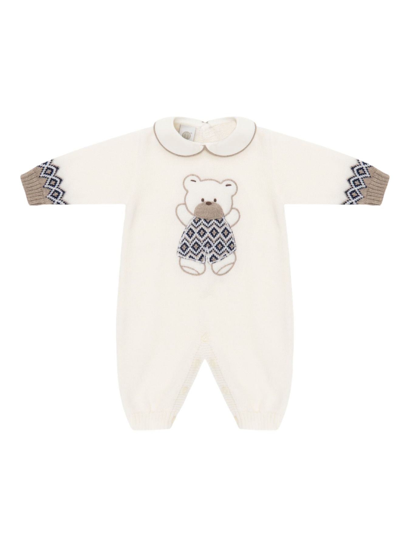 Tutina Orsetto Neonato VANIGLIA IB5110 - NANU' BABY