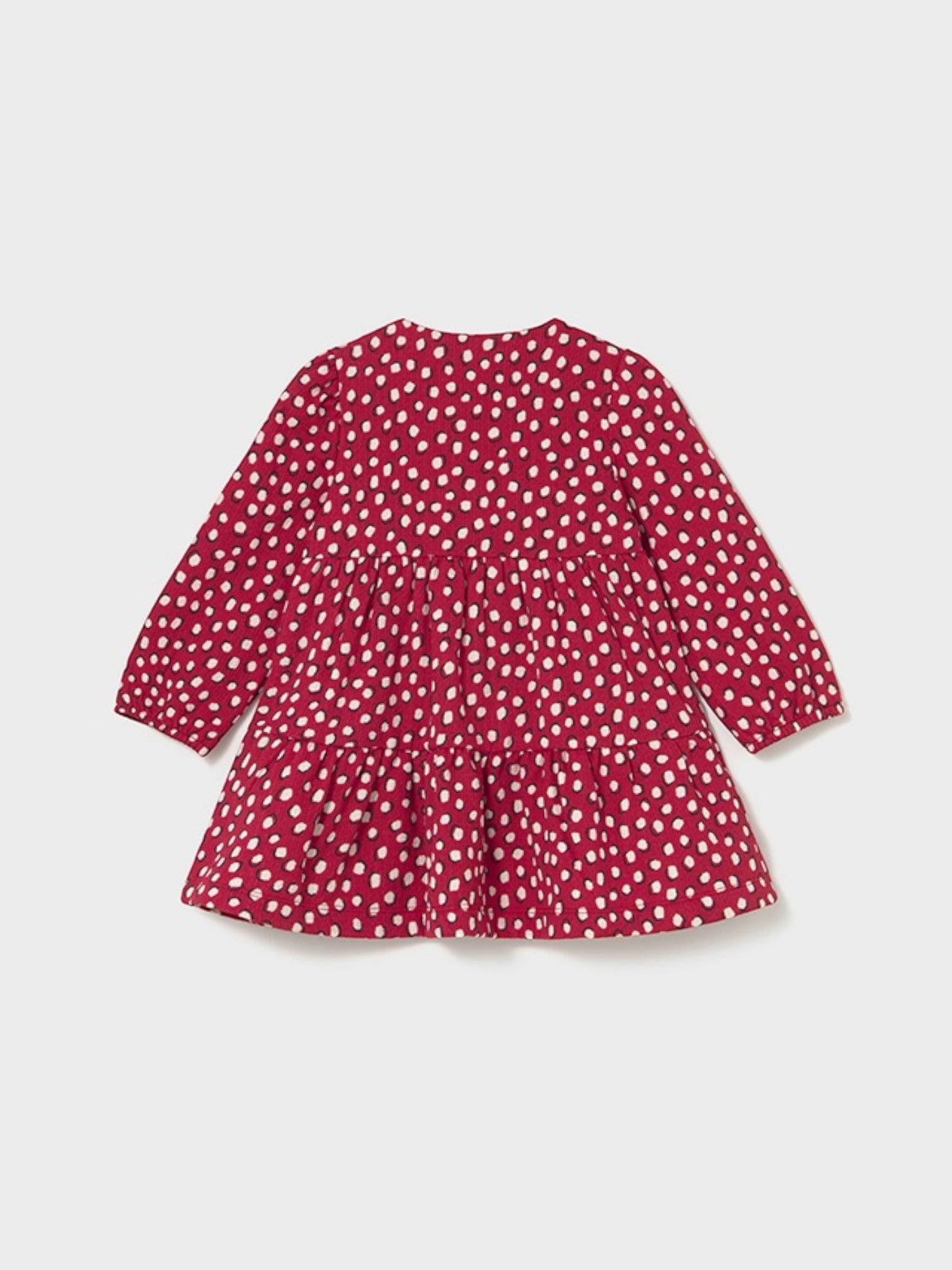 Abito punto strutturato Bimba Rosso 2915/40